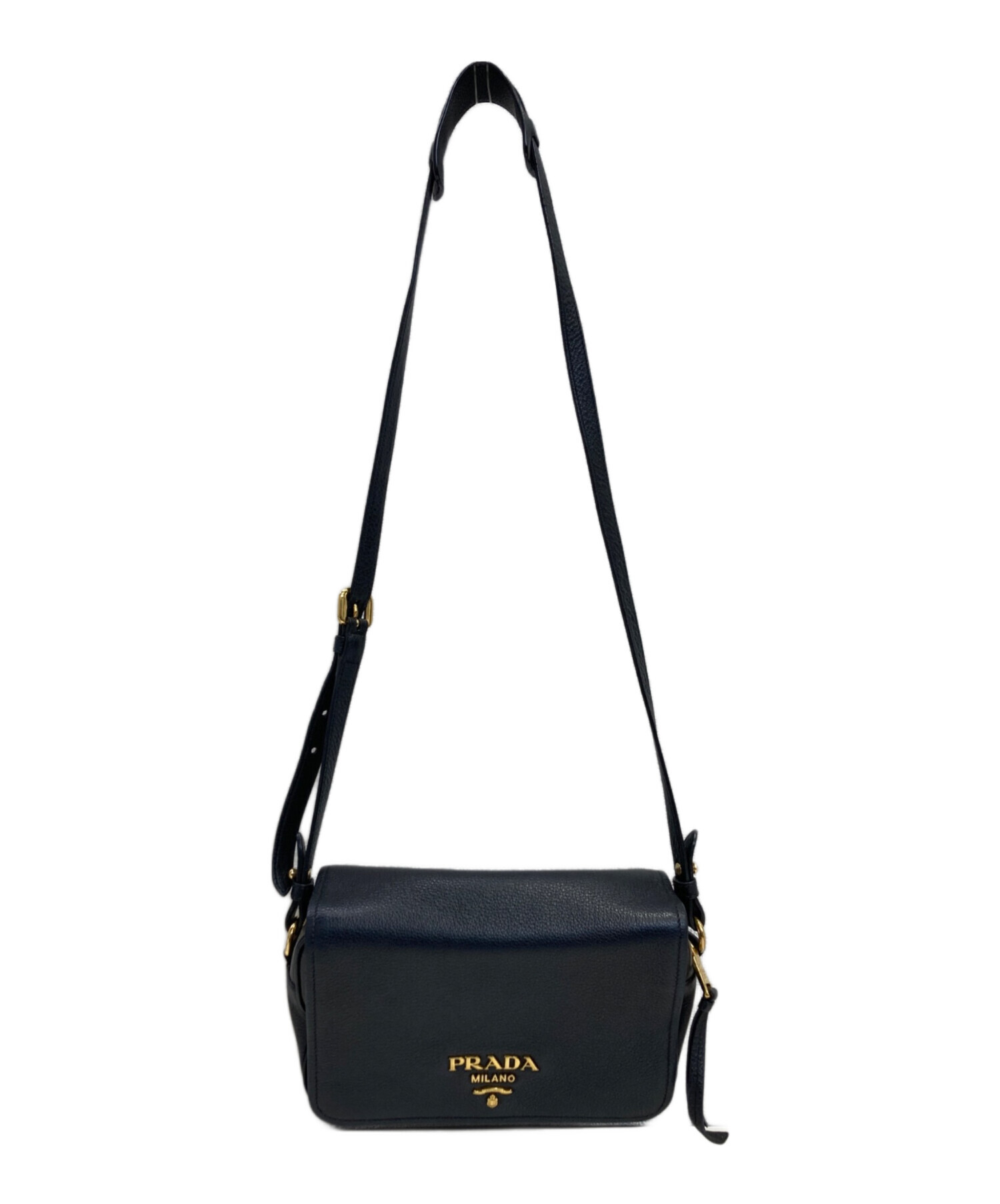 中古・古着通販】PRADA (プラダ) ショルダーバッグ ブラック｜ブランド