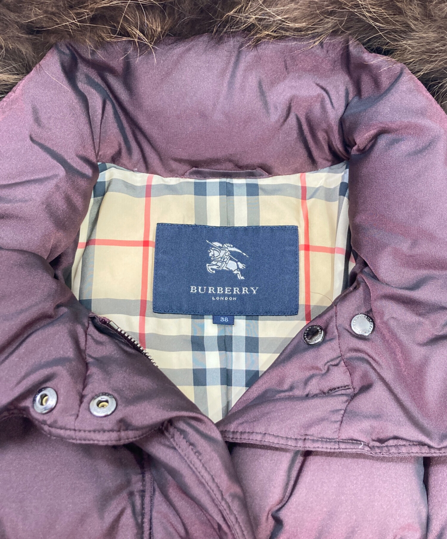 中古・古着通販】BURBERRY LONDON (バーバリーロンドン) ダウンコート