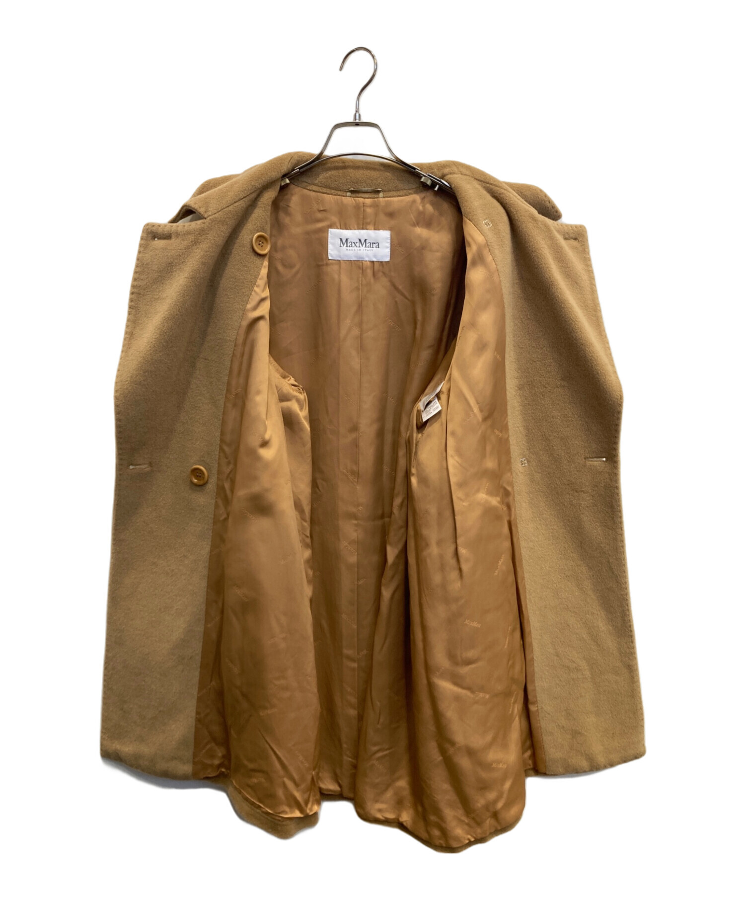 【新品未使用】Max Mara　ウールカシミヤショートコート　キャメル 中古・古着通販】MaxMara (マックスマーラ) カシミヤ混ダブルショート