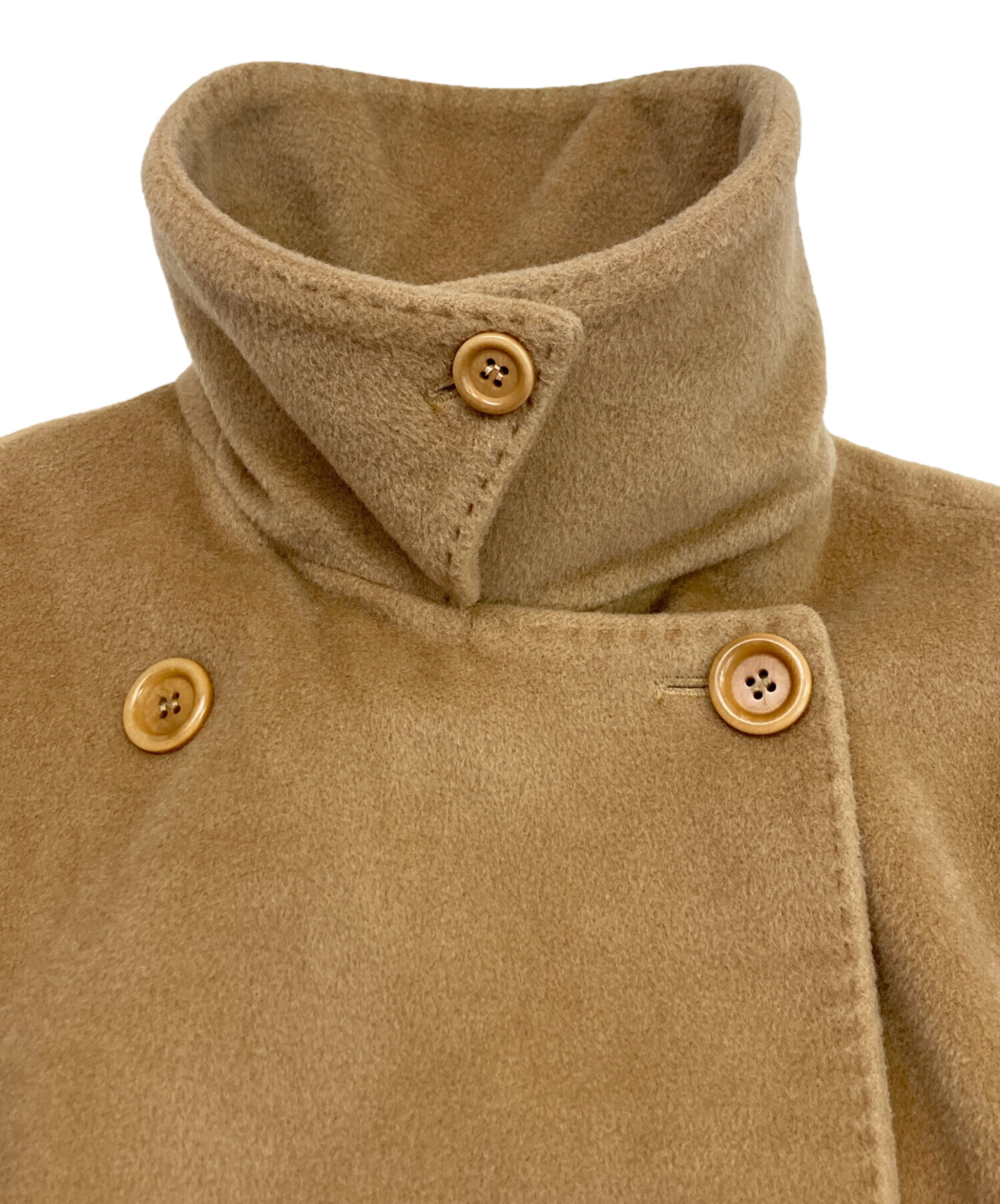 中古・古着通販】MaxMara (マックスマーラ) カシミヤ混ダブルショート