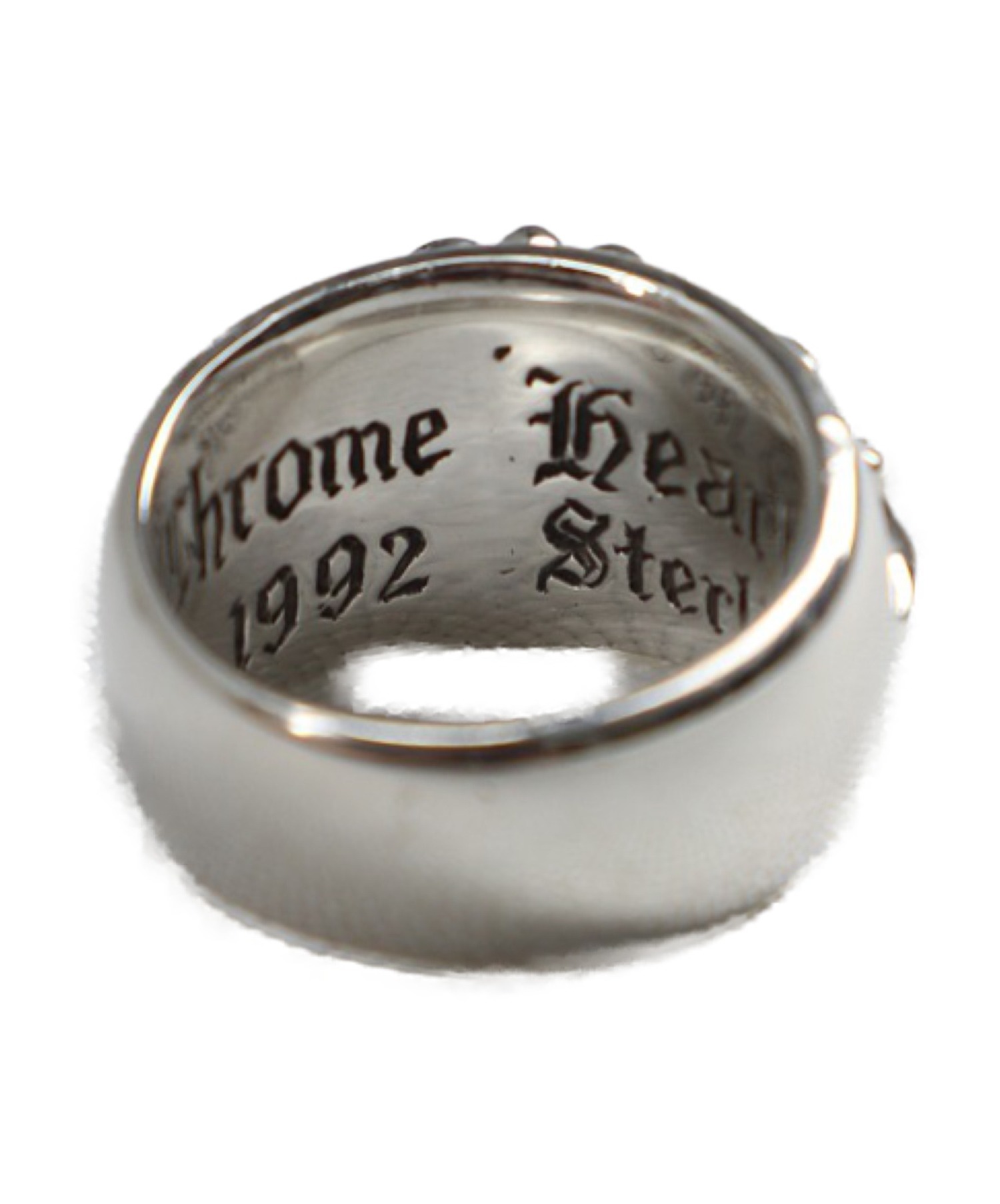 【中古】Chrome Hearts フローラルリング 1992年製 中古・古着通販】CHROME HEARTS (クロムハーツ) フローラルクロス