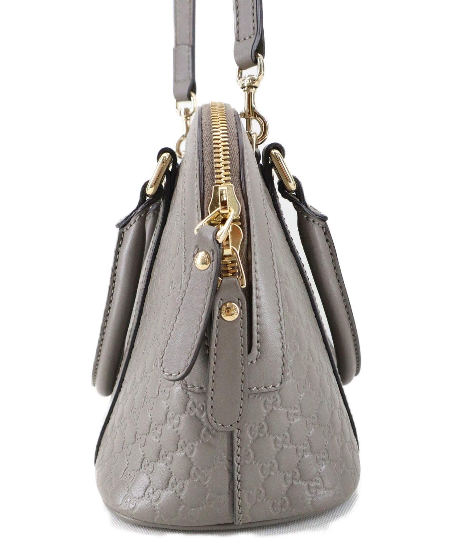 GUCCI★新品未使用★2wayショルダーバッグ 中古・古着通販】GUCCI (グッチ) 2WAYショルダーバッグ ライトグレー