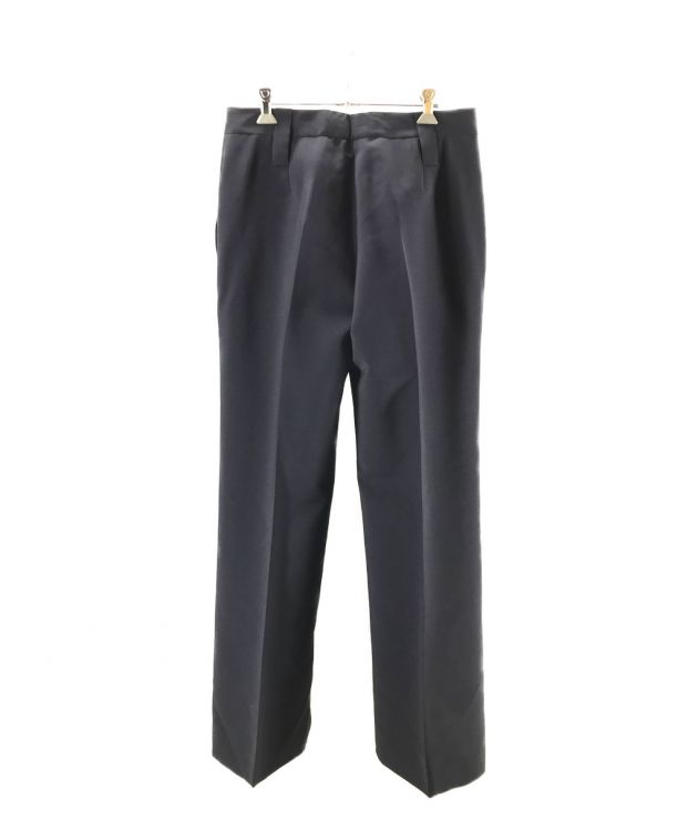 PRADA フレアスラックス　42 中古・古着通販】PRADA (プラダ) フレアスラックス ネイビー サイズ:42