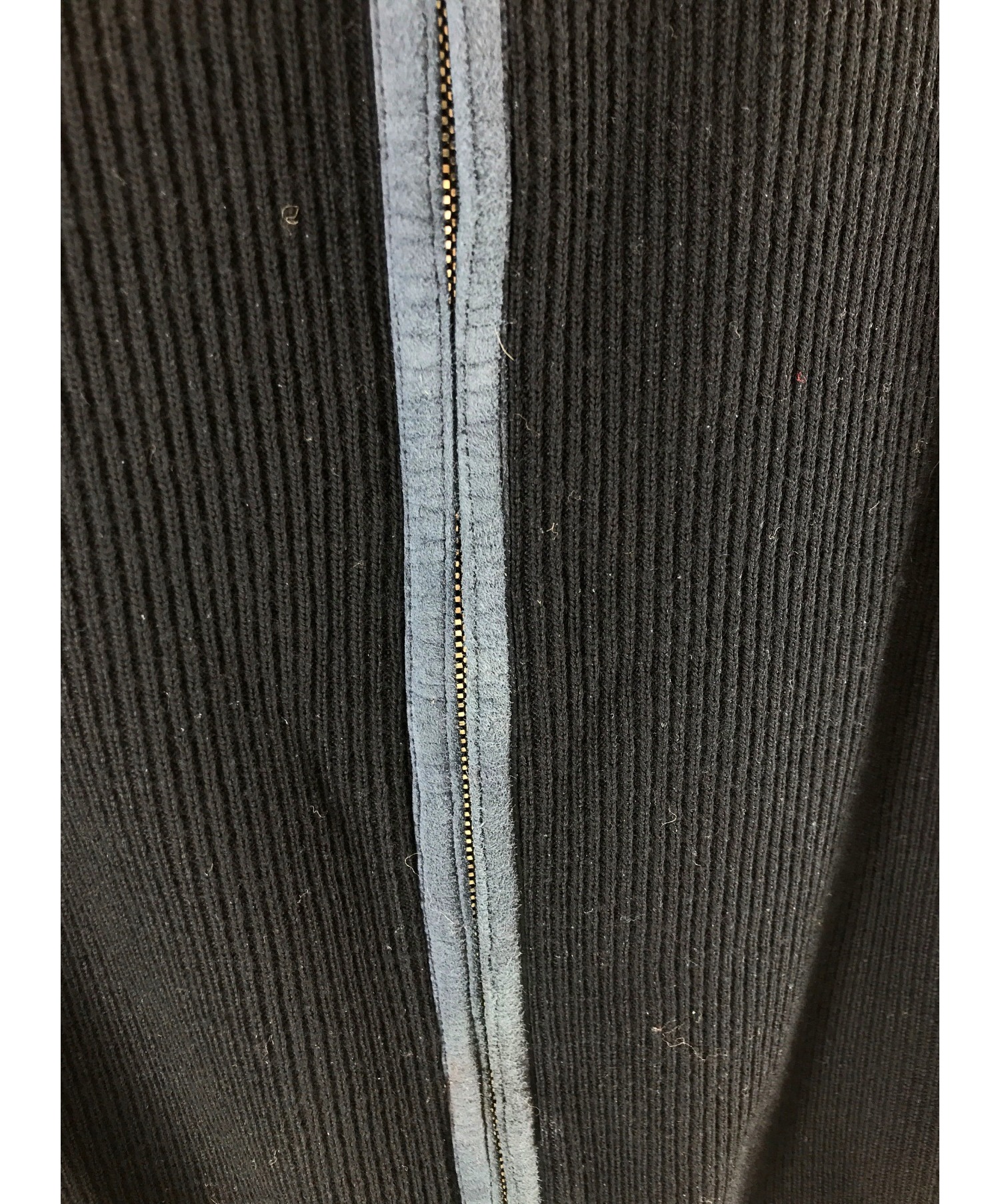 フランス製⭐︎HERMES エルメス レザー×ニット ジャケット 36 フランス製⭐︎HERMES エルメス レザー×ニット ジャケット 36