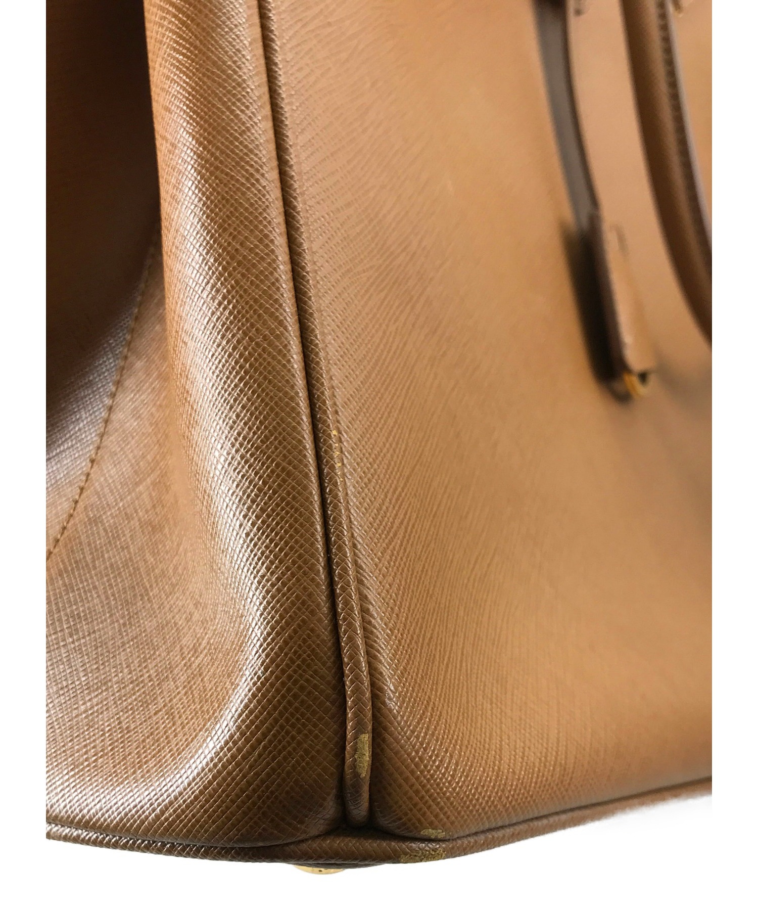 中古・古着通販】PRADA (プラダ) ガレリアサフィアーノトートバッグ 