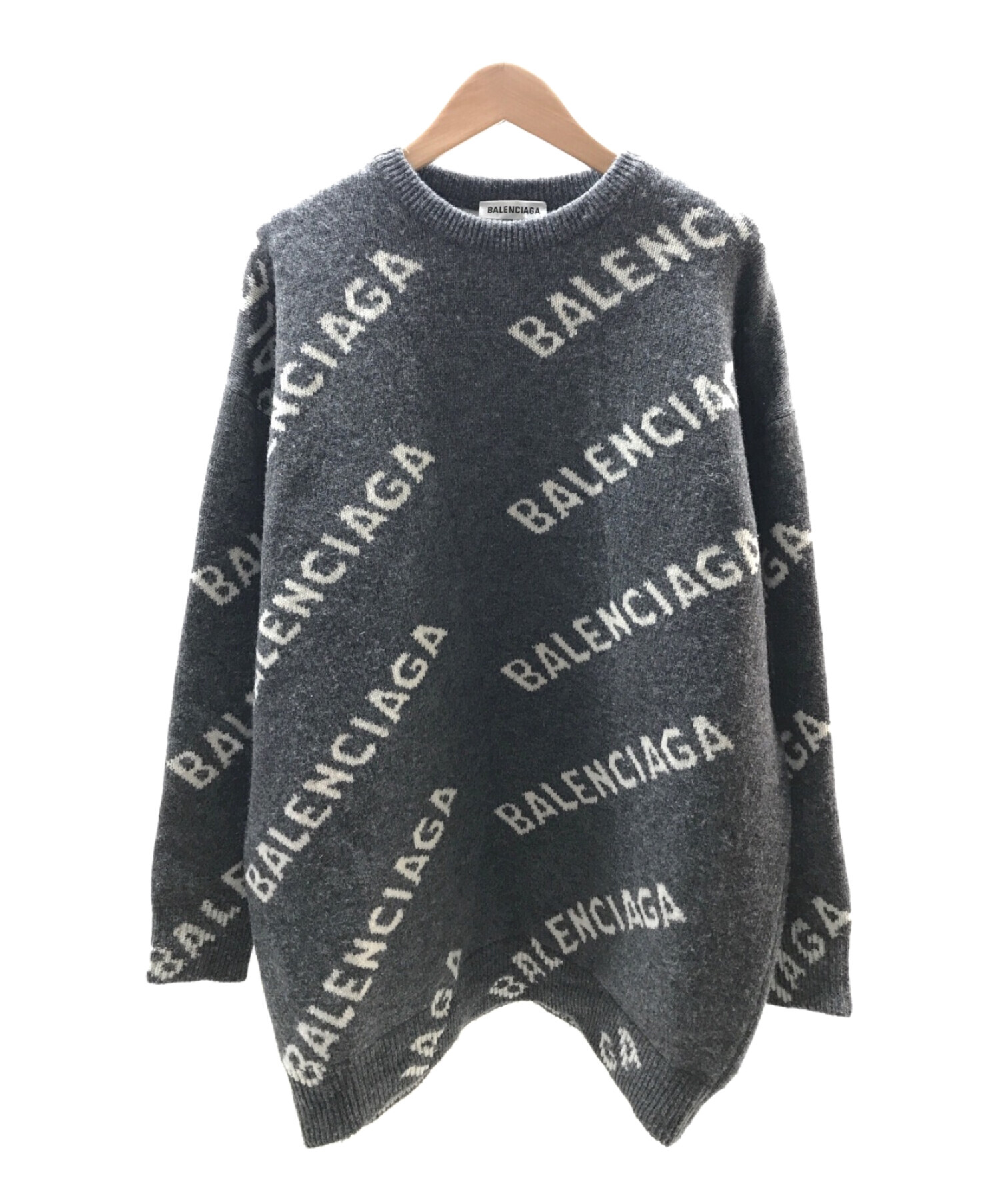 中古・古着通販】BALENCIAGA (バレンシアガ) キャンペーンロゴニット