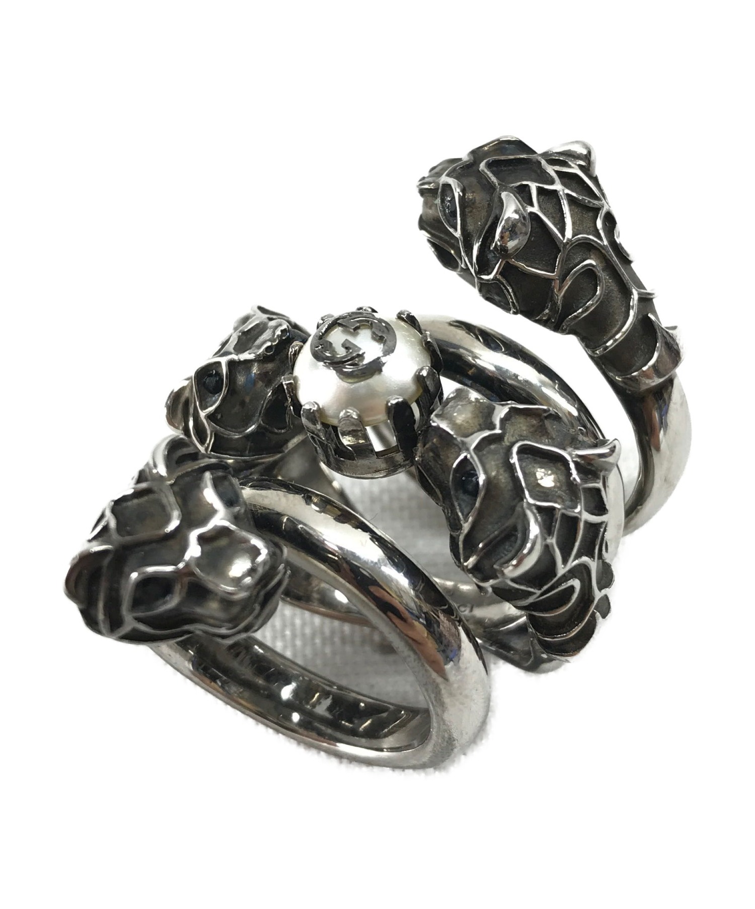 中古・古着通販】GUCCI (グッチ) タイガーヘッド付 ダブルラップ