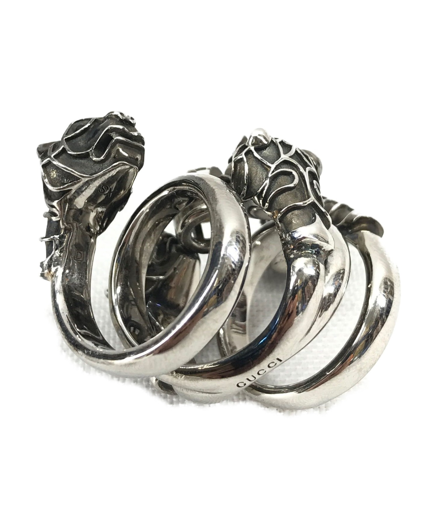 中古・古着通販】GUCCI (グッチ) タイガーヘッド付 ダブルラップ