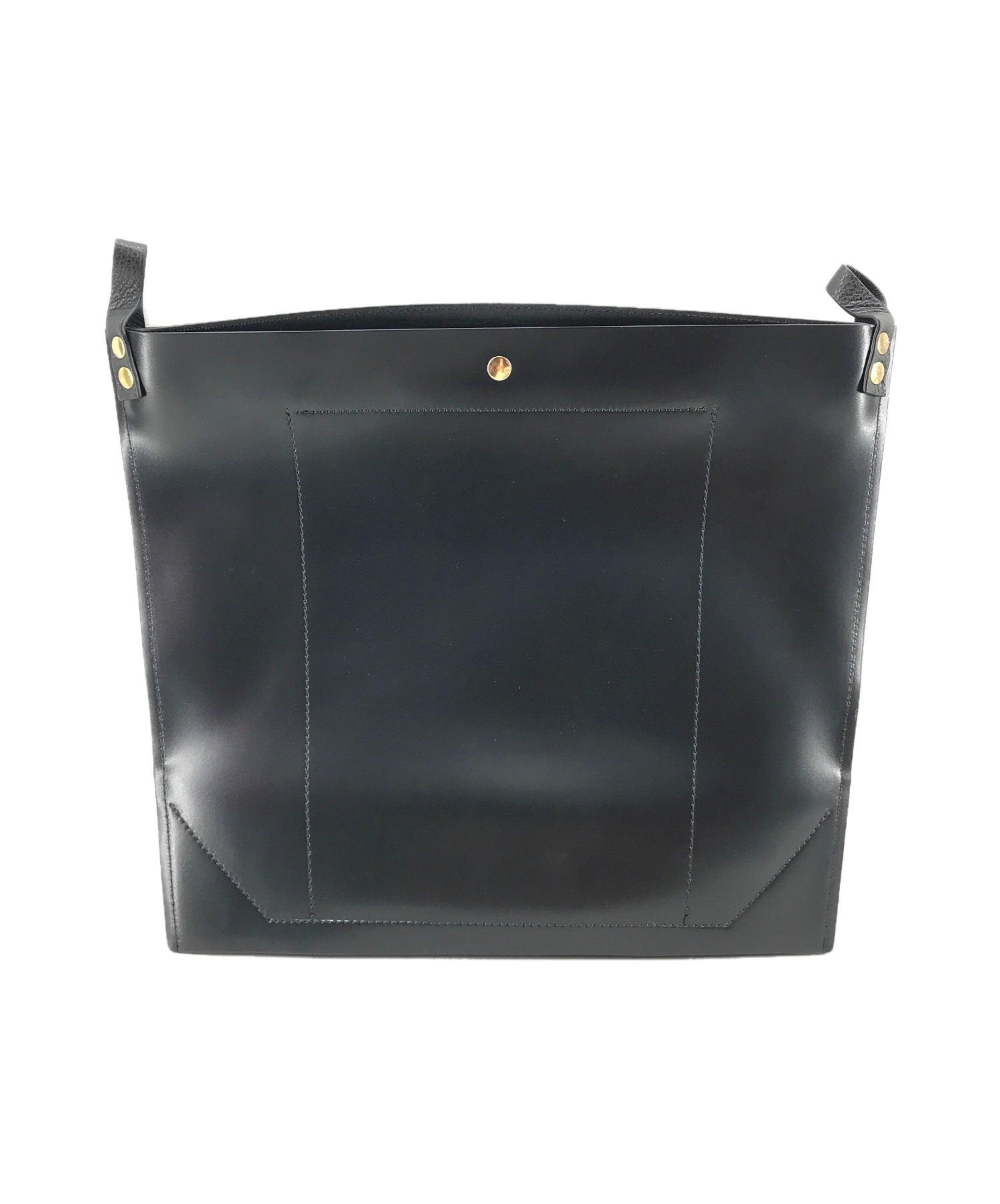 中古・古着通販】sacai (サカイ) カウハイドレザーバッグ ブラック