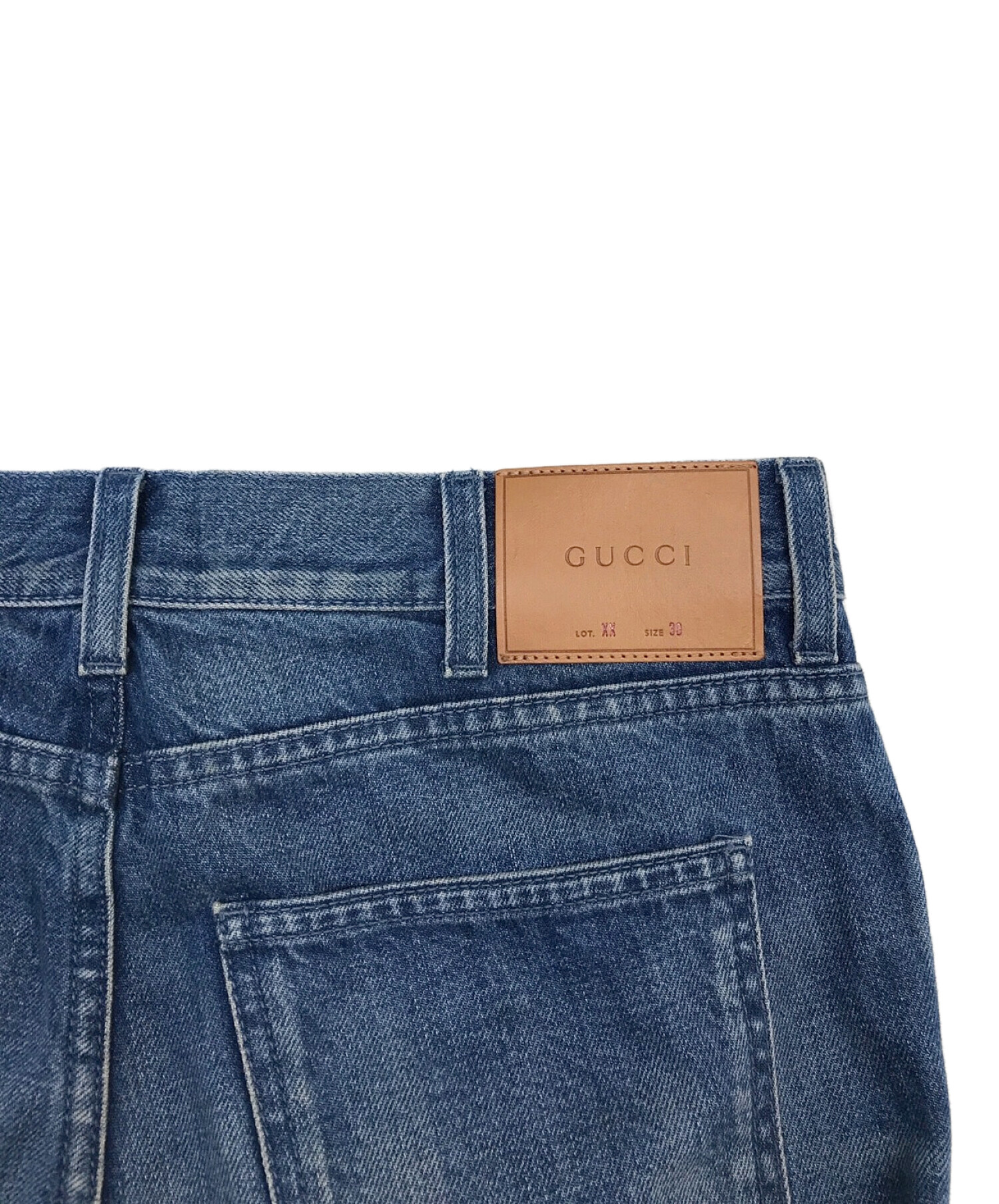 中古・古着通販】GUCCI (グッチ) ロールアップデザインデニム