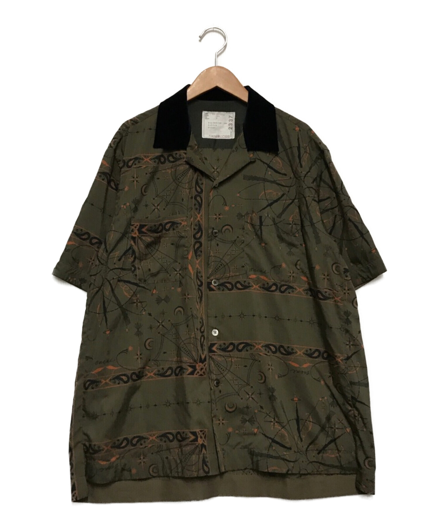 中古・古着通販】sacai (サカイ) バンダナプリントオープンカラー