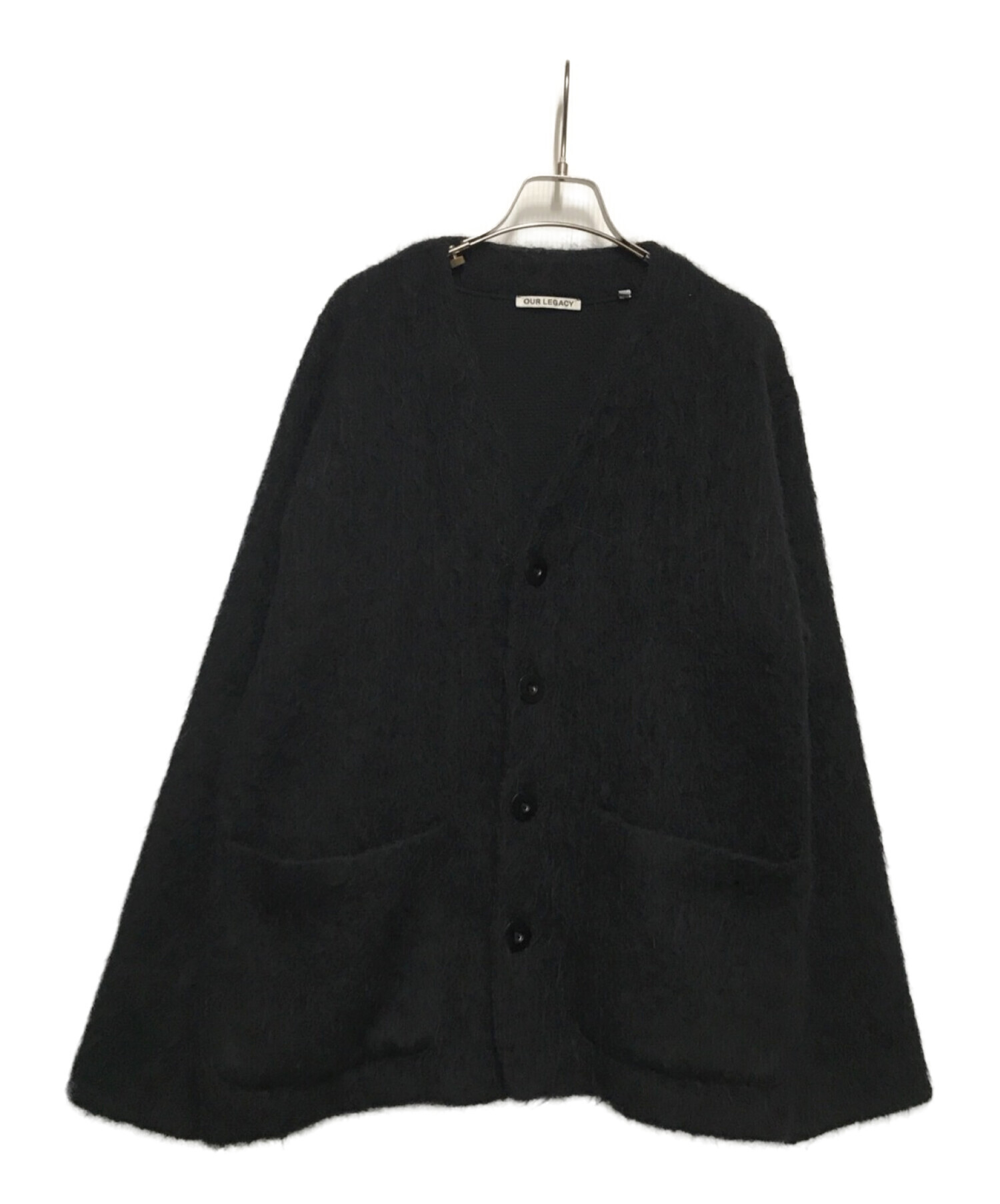中古・古着通販】OUR LEGACY (アワーレガシー) CARDIGAN BLACK MOHAIR