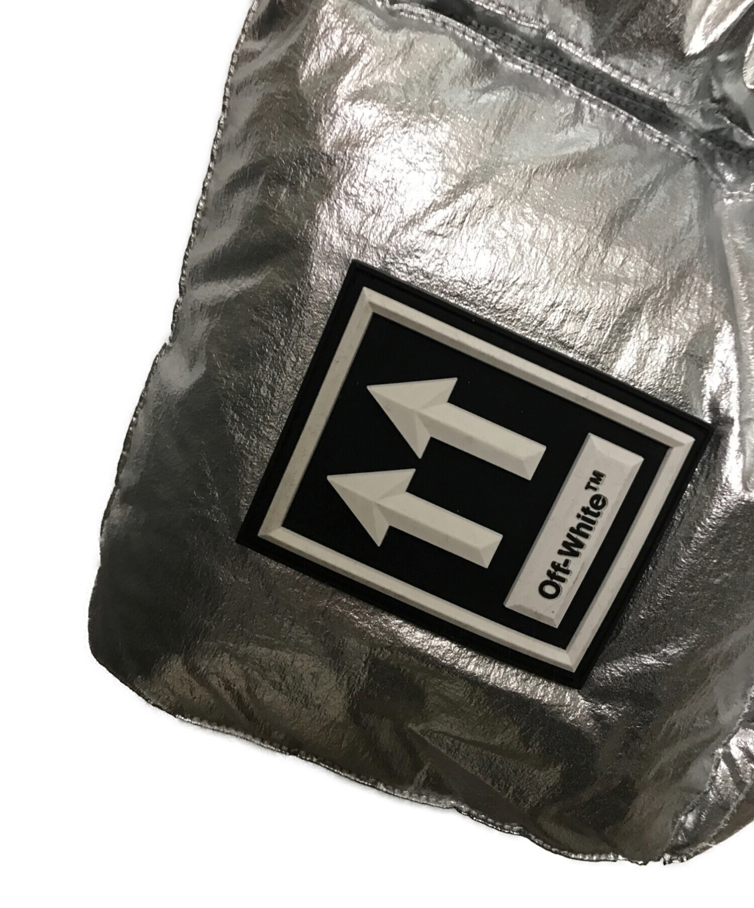 OFF-WHITE オフホワイト ダウンジャケット グレー 花柄 BOMBER