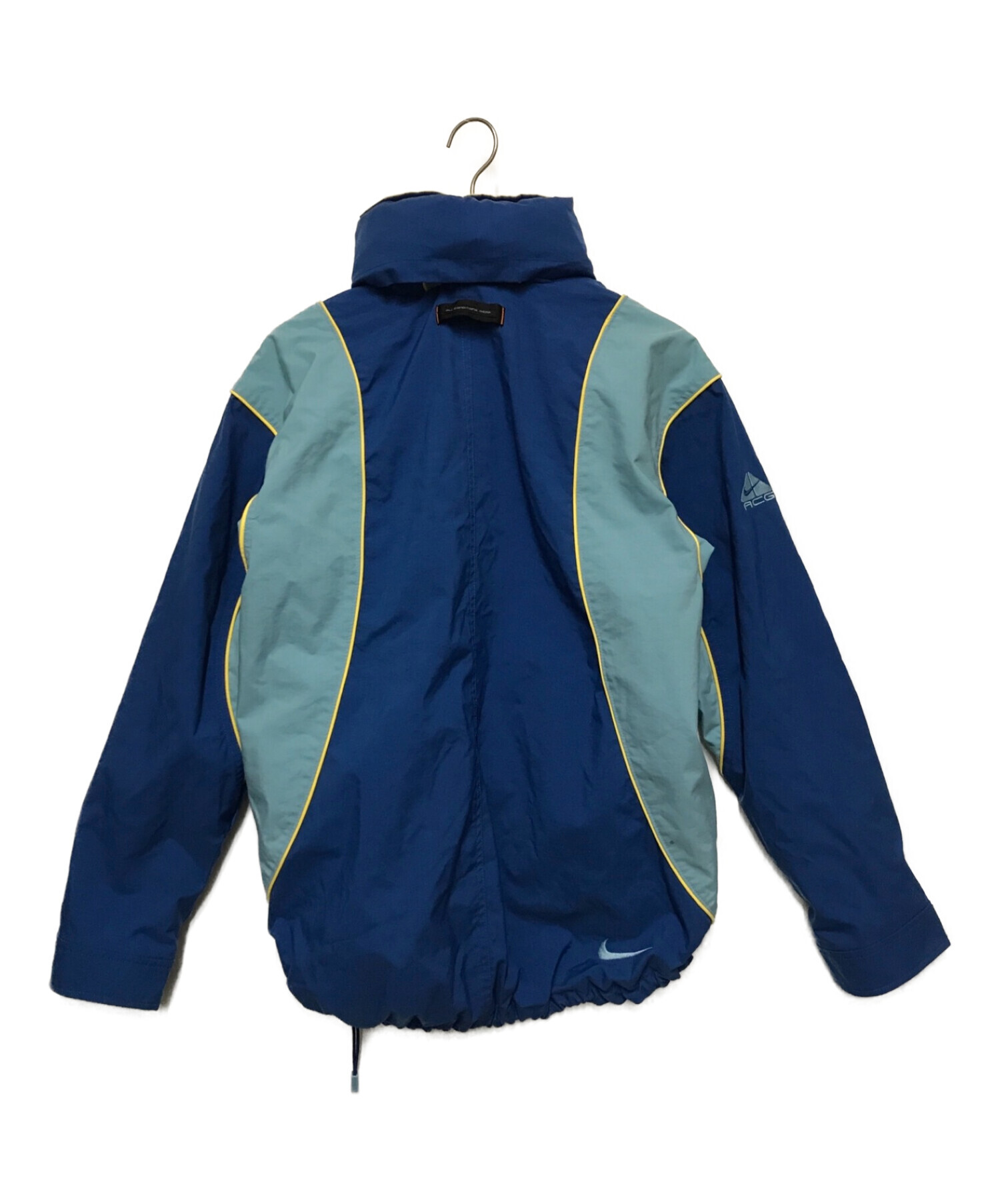 ACG フード付きナイロンジャケット 青 中古・古着通販】NIKE ACG (ナイキエージーシー) ナイロンジャケット