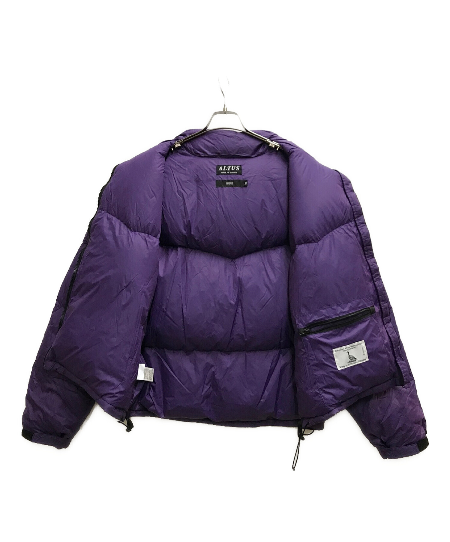 Used / パープルアウター 中古・古着通販】ALTUS (アルタス) Vaporize (ヴェイパライズ) ダウン