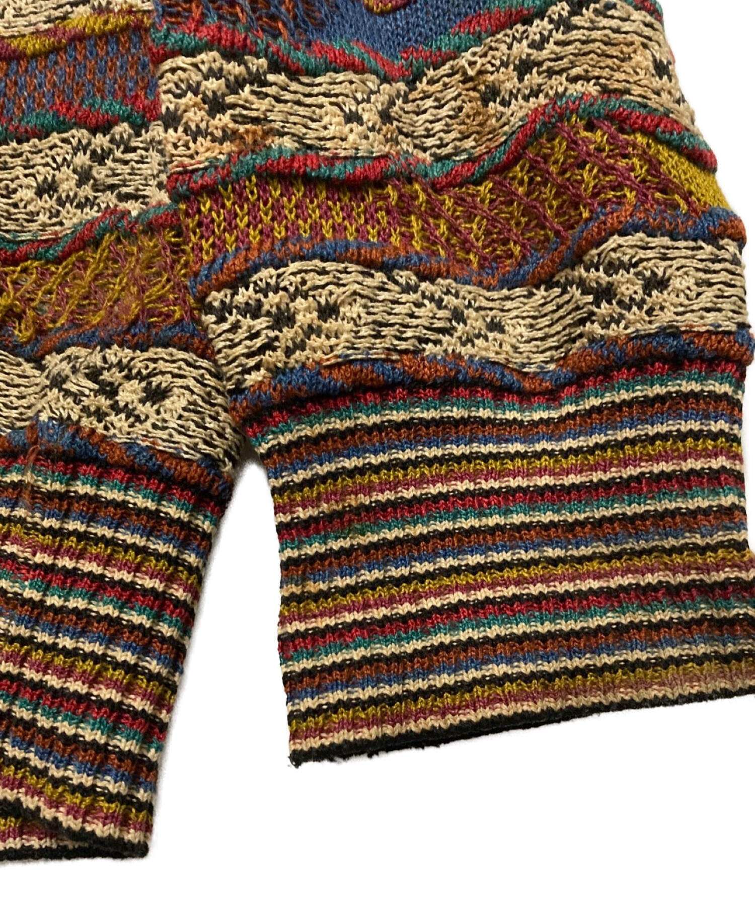 中古・古着通販】missoni (ミッソーニ) オールド総柄Vネックニット