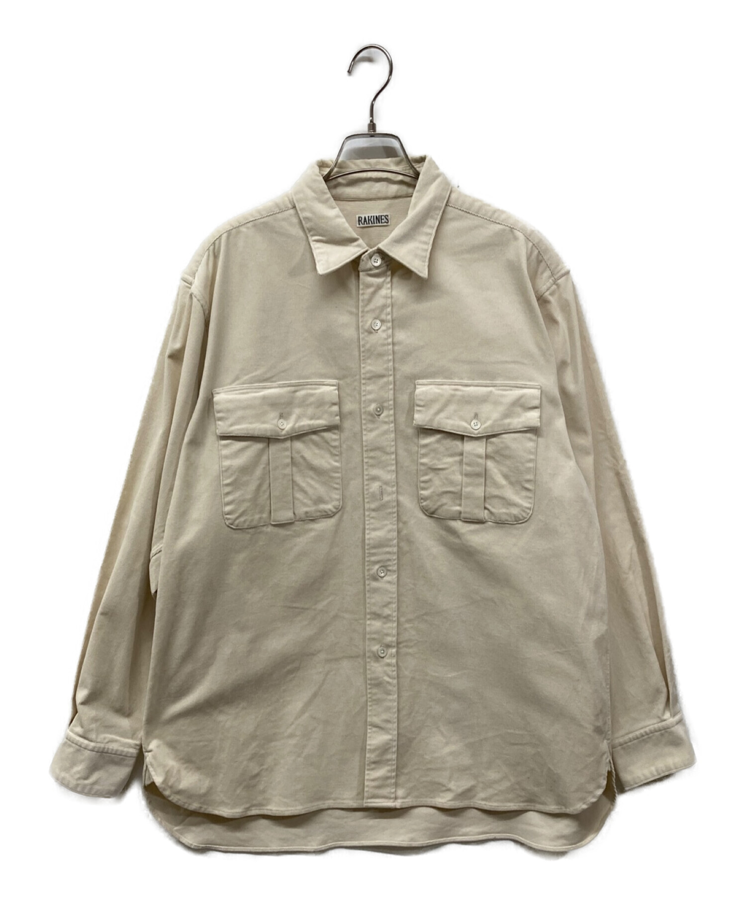 RAKINES ホワイト 長袖シャツ