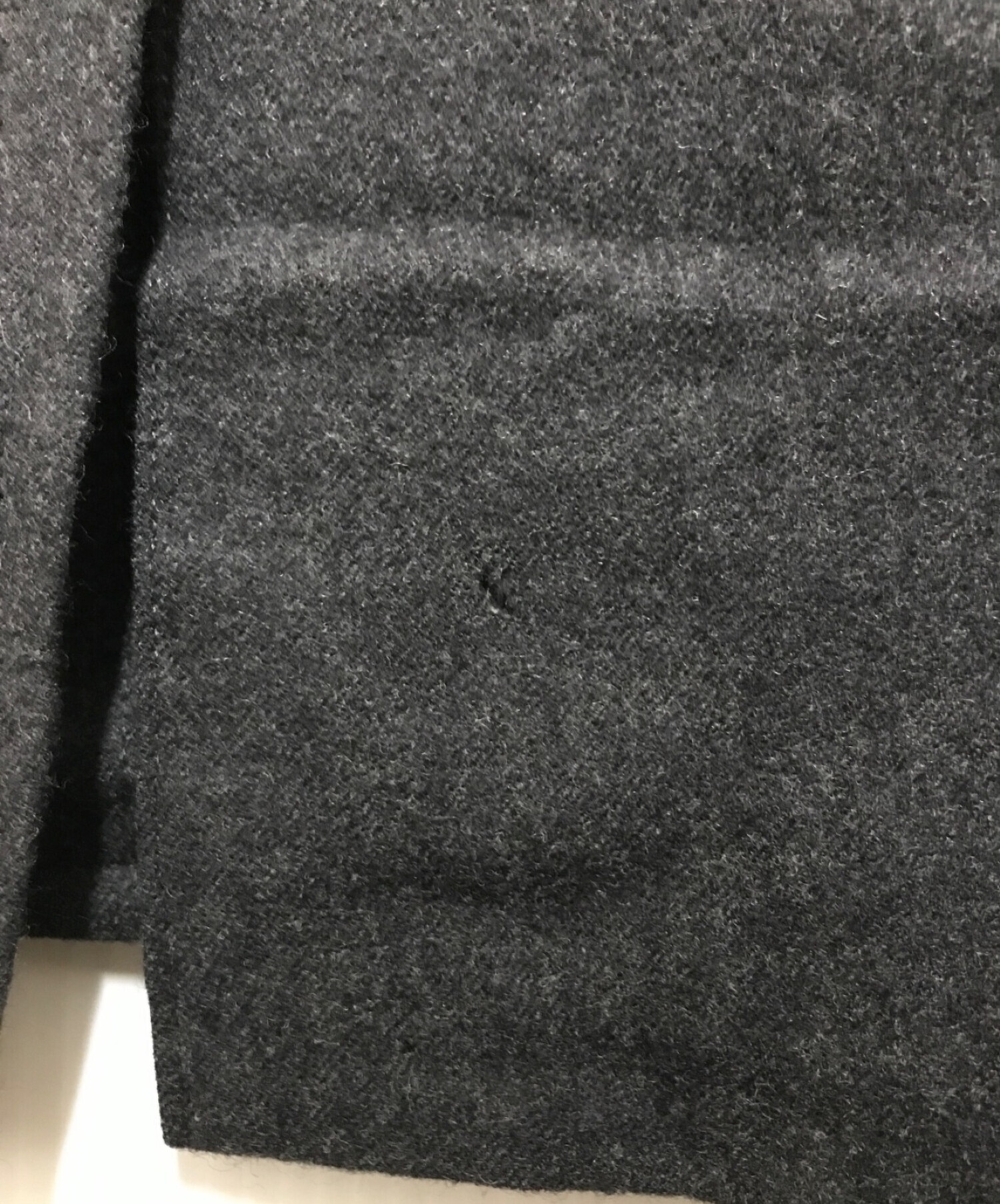 COMME des GARCONS ウール ツイードステンカラーコート グレーM COMME des GARCONS HOMME（コム デ ギャルソン・オム）の