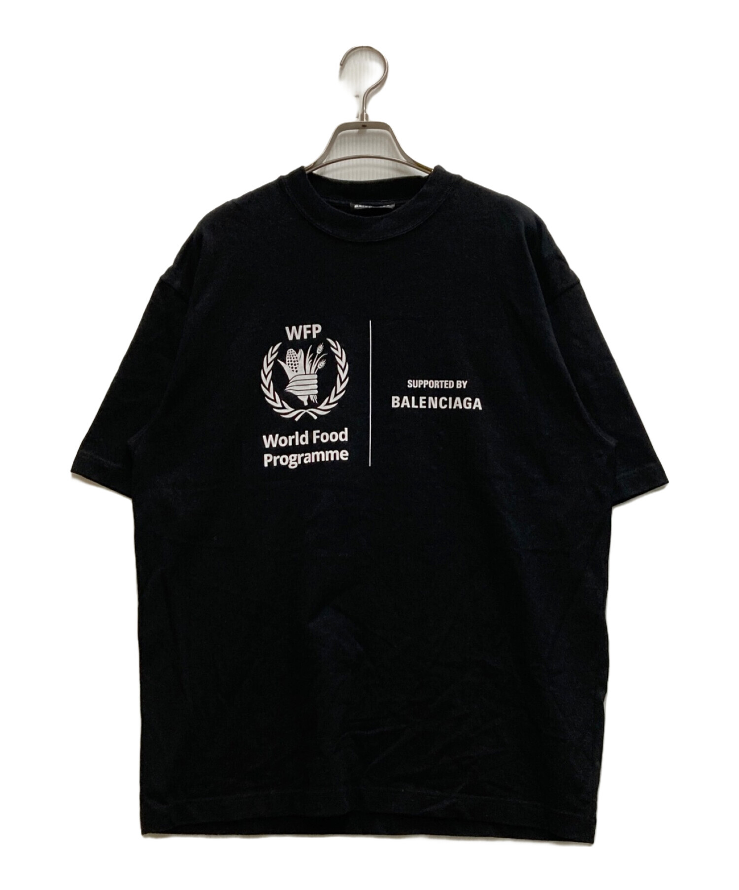 中古・古着通販】BALENCIAGA (バレンシアガ) WFP Tee ブラック サイズ 