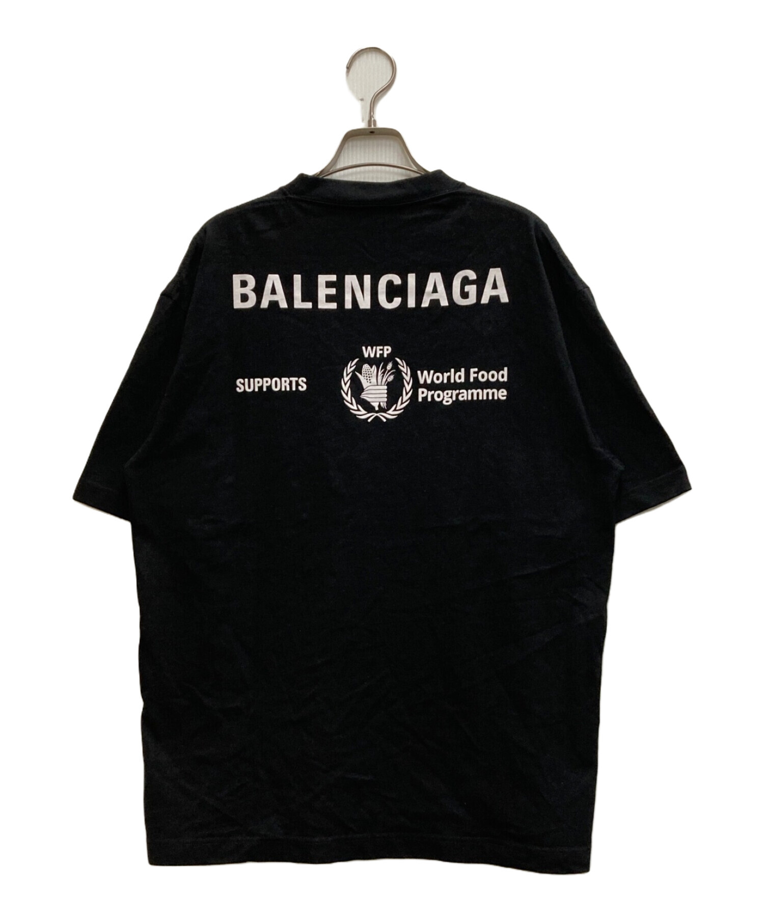 中古・古着通販】BALENCIAGA (バレンシアガ) WFP Tee ブラック サイズ 