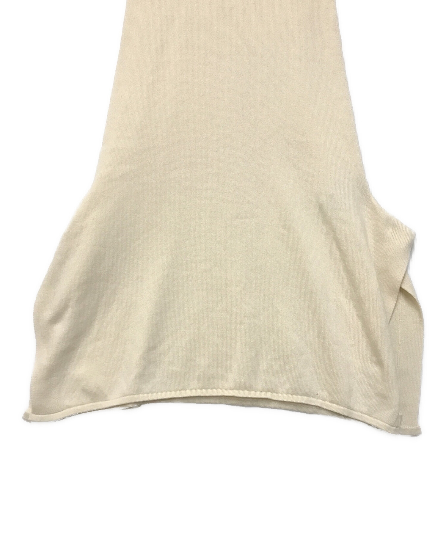 Hermes エルメス カシミアブレンドノースリーブニットワンピース