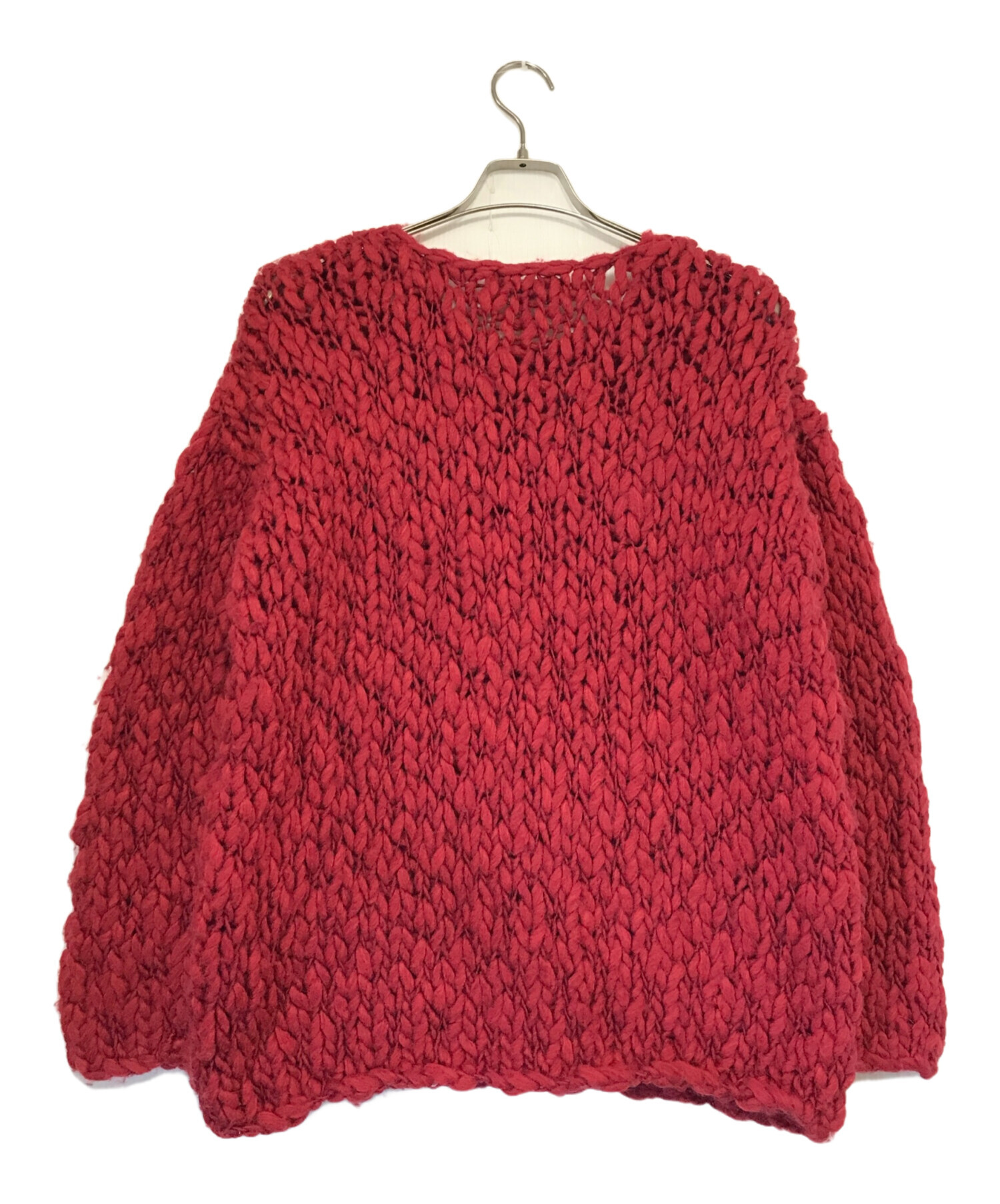 中古・古着通販】UNUSED (アンユーズド) Hand-knit crew neck sweater 