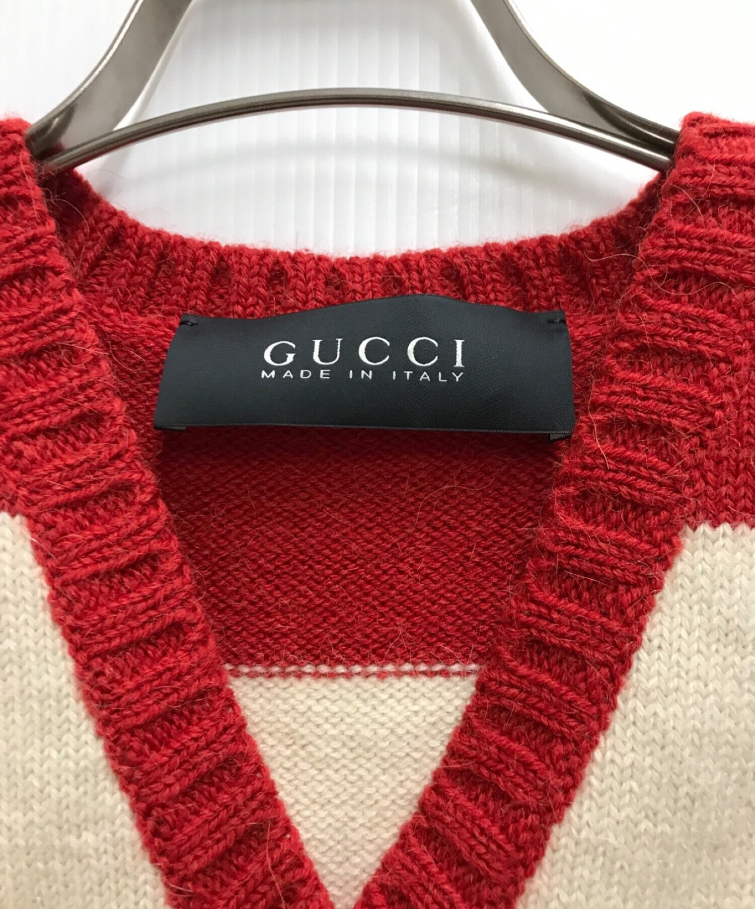 GUCCI ボーダーニット