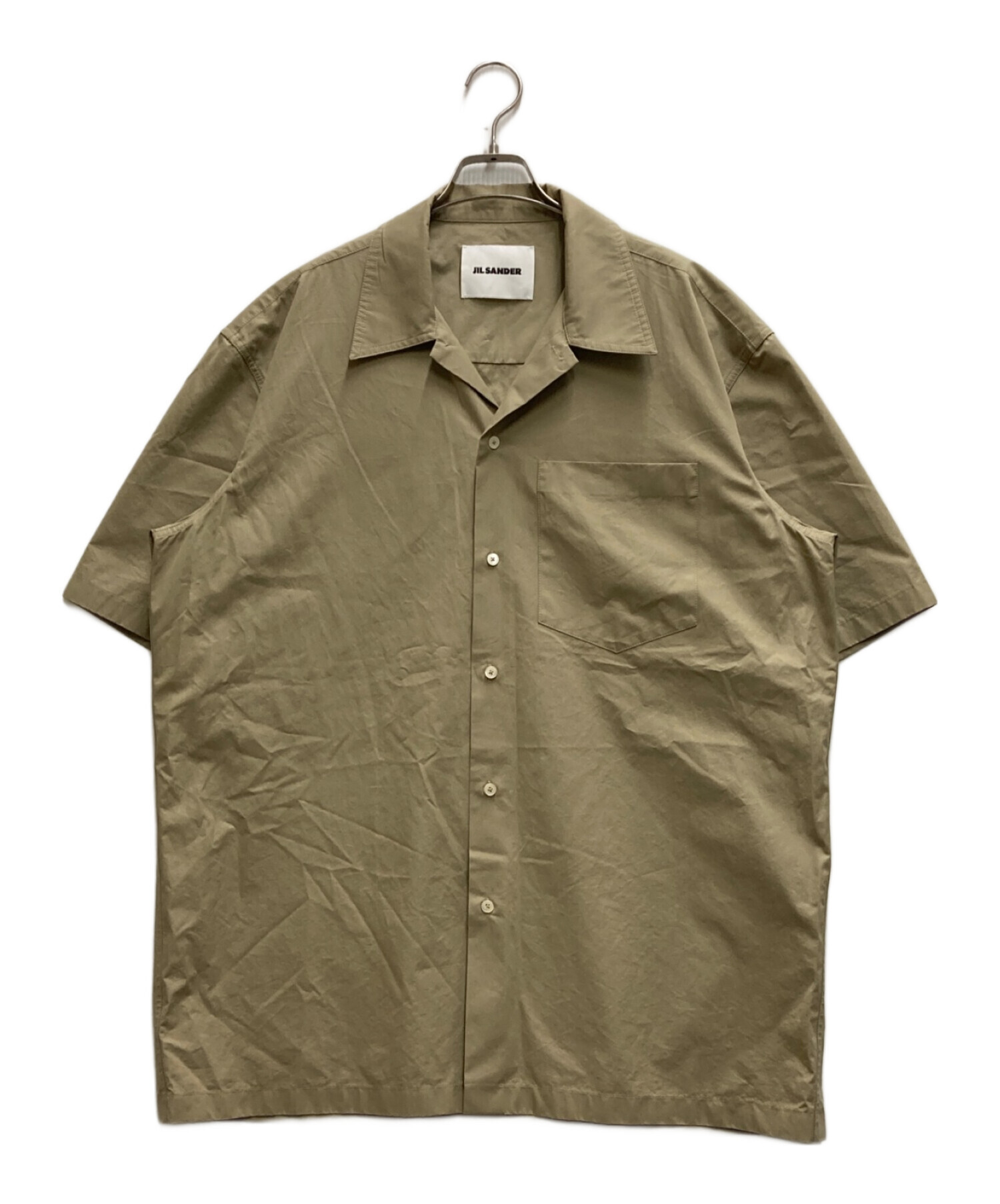 中古・古着通販】JIL SANDER (ジルサンダー) 半袖シャツ ベージュ