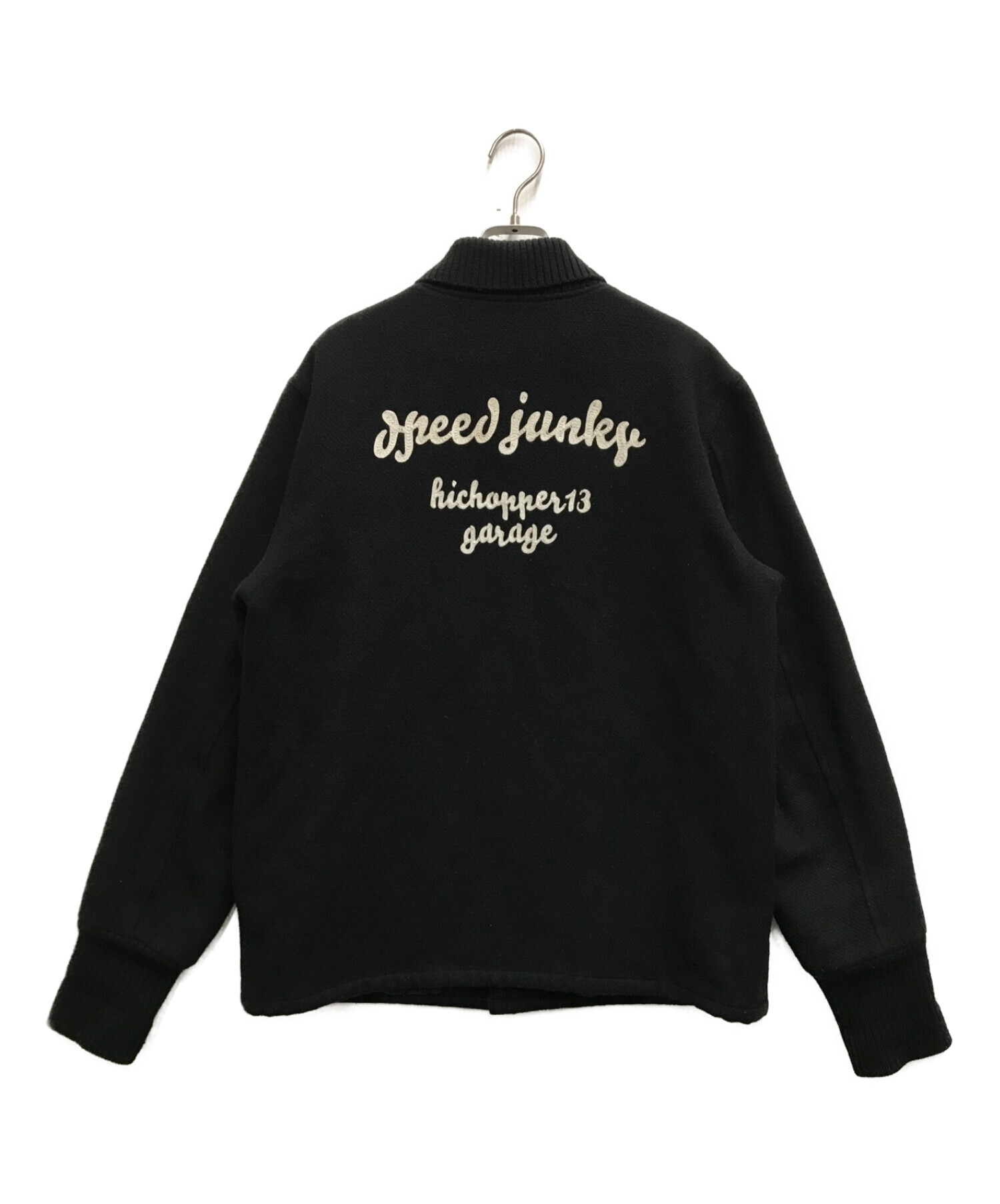 中古・古着通販】CALEE (キャリー) スタジャン ブラック サイズ:Ⅼ