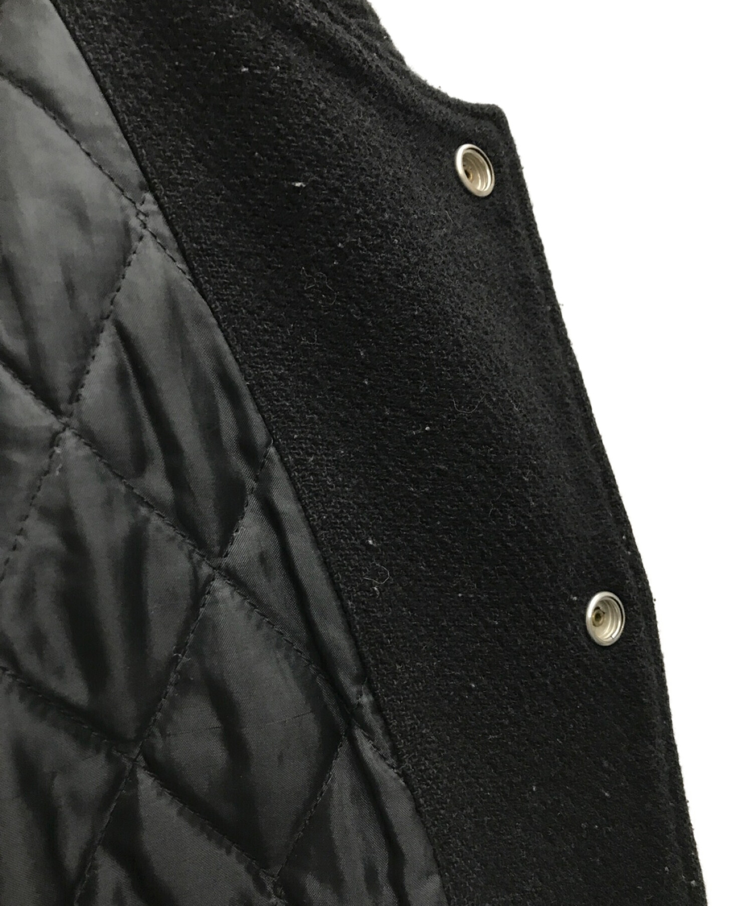 中古・古着通販】CALEE (キャリー) スタジャン ブラック サイズ:Ⅼ