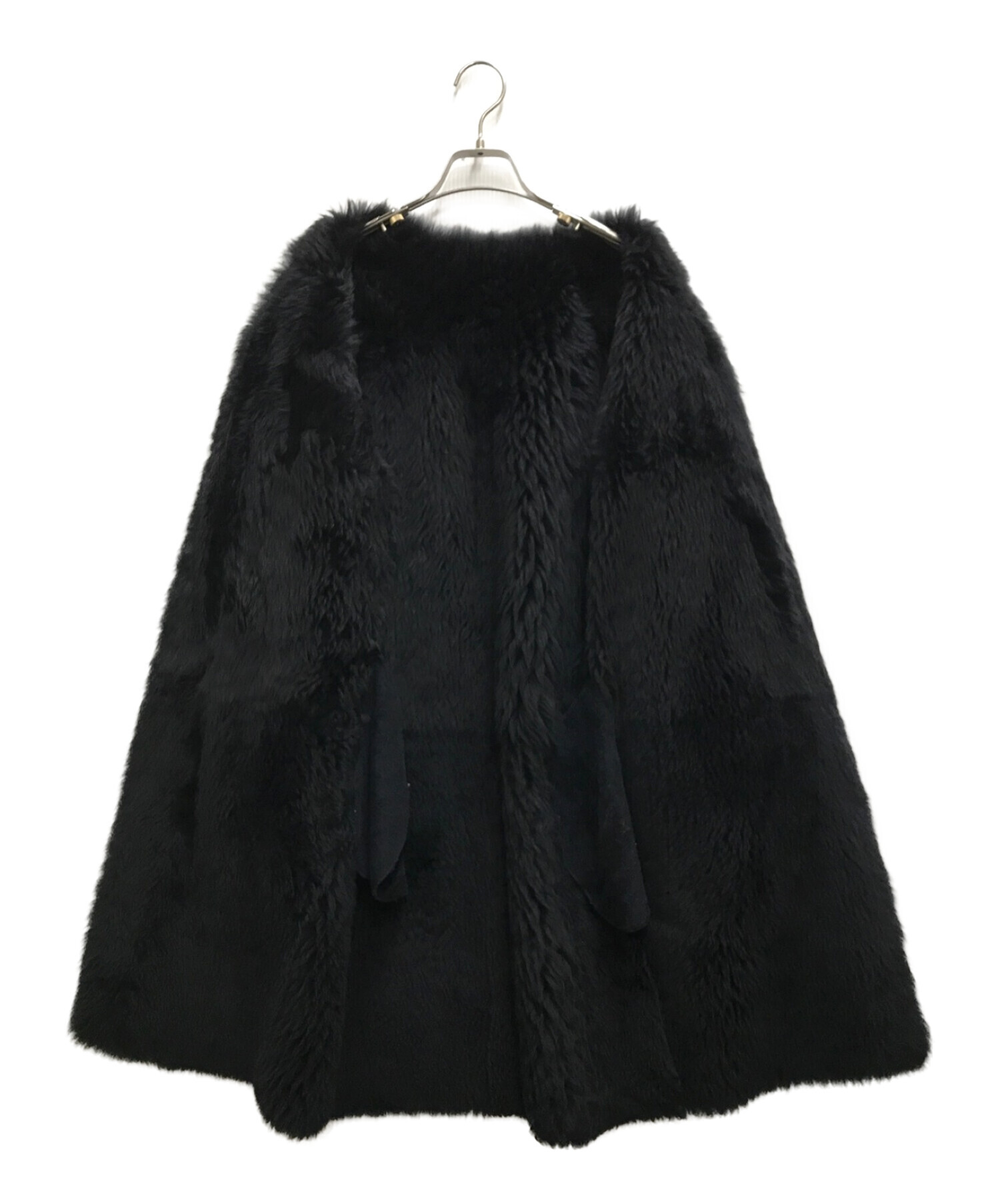 セオリー　ムートンコート　新品 中古・古着通販】theory (セオリー) ノーカラームートンコート