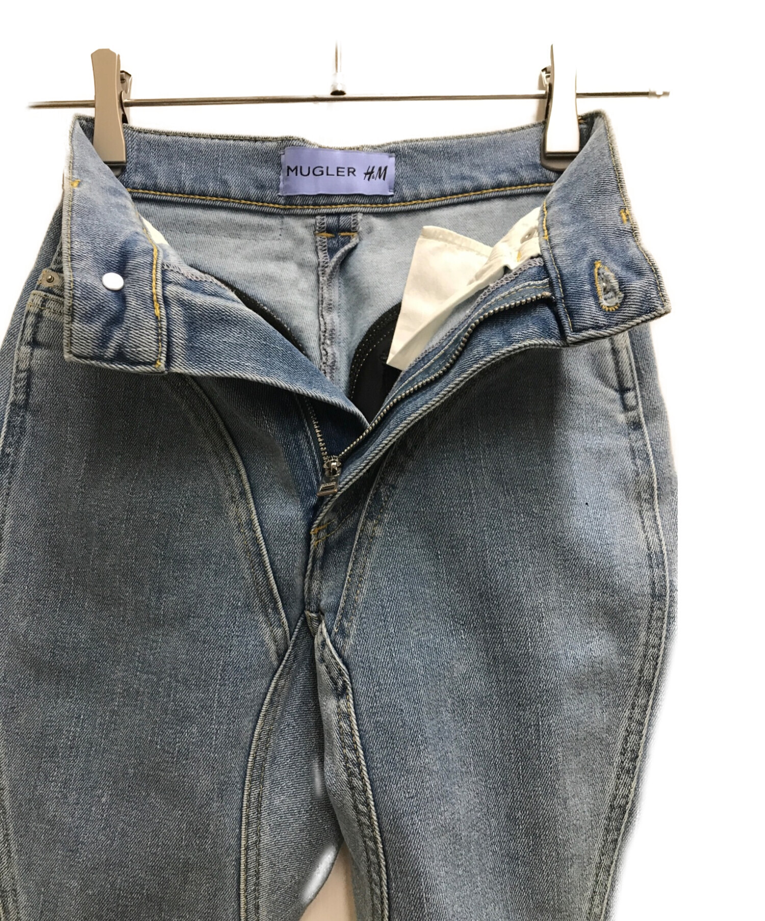 中古・古着通販】MUGLER (ミュグレー) H&M (エイチアンドエム) デニム 
