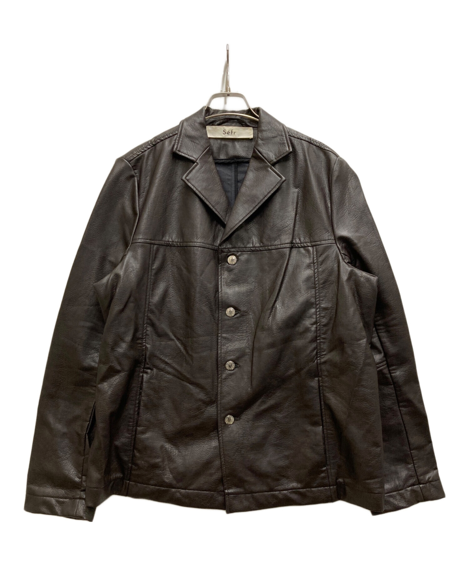 中古・古着通販】Sefr (セファ) FRANCIS JACKET ブラウン サイズ 中古・古着通販】Sefr (セファ) FRANCIS JACKET ブラウン サイズ