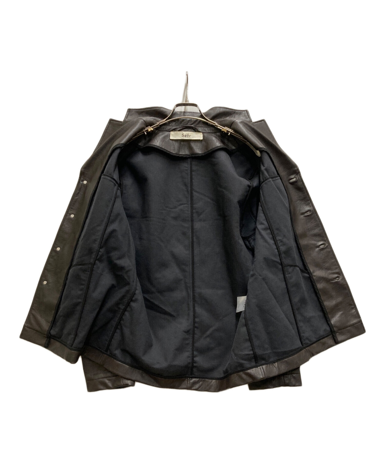中古・古着通販】Sefr (セファ) FRANCIS JACKET ブラウン サイズ 中古・古着通販】Sefr (セファ) FRANCIS JACKET ブラウン サイズ
