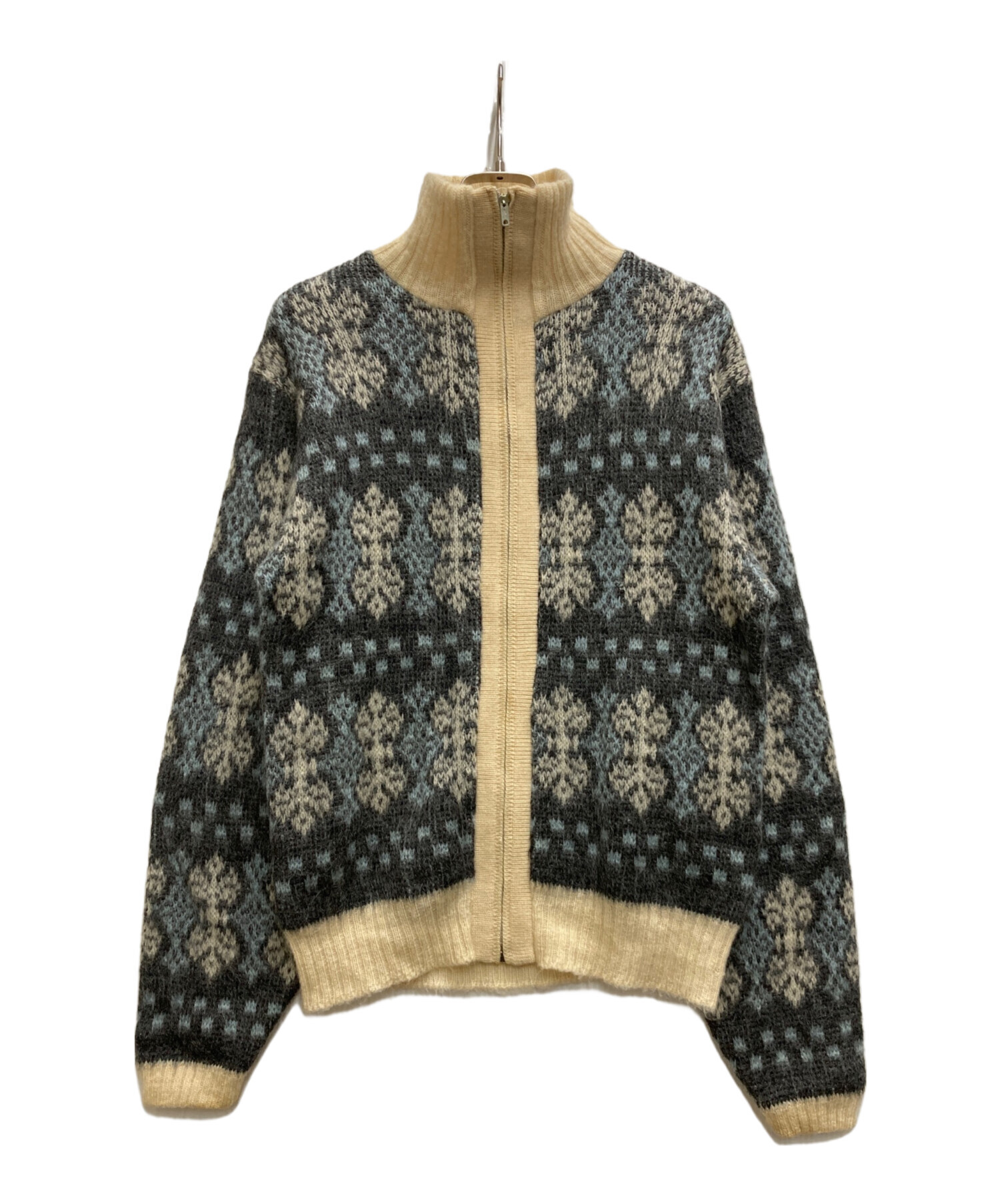 中古・古着通販】JANTZEN (ジャンセン) モヘア混ジップニット