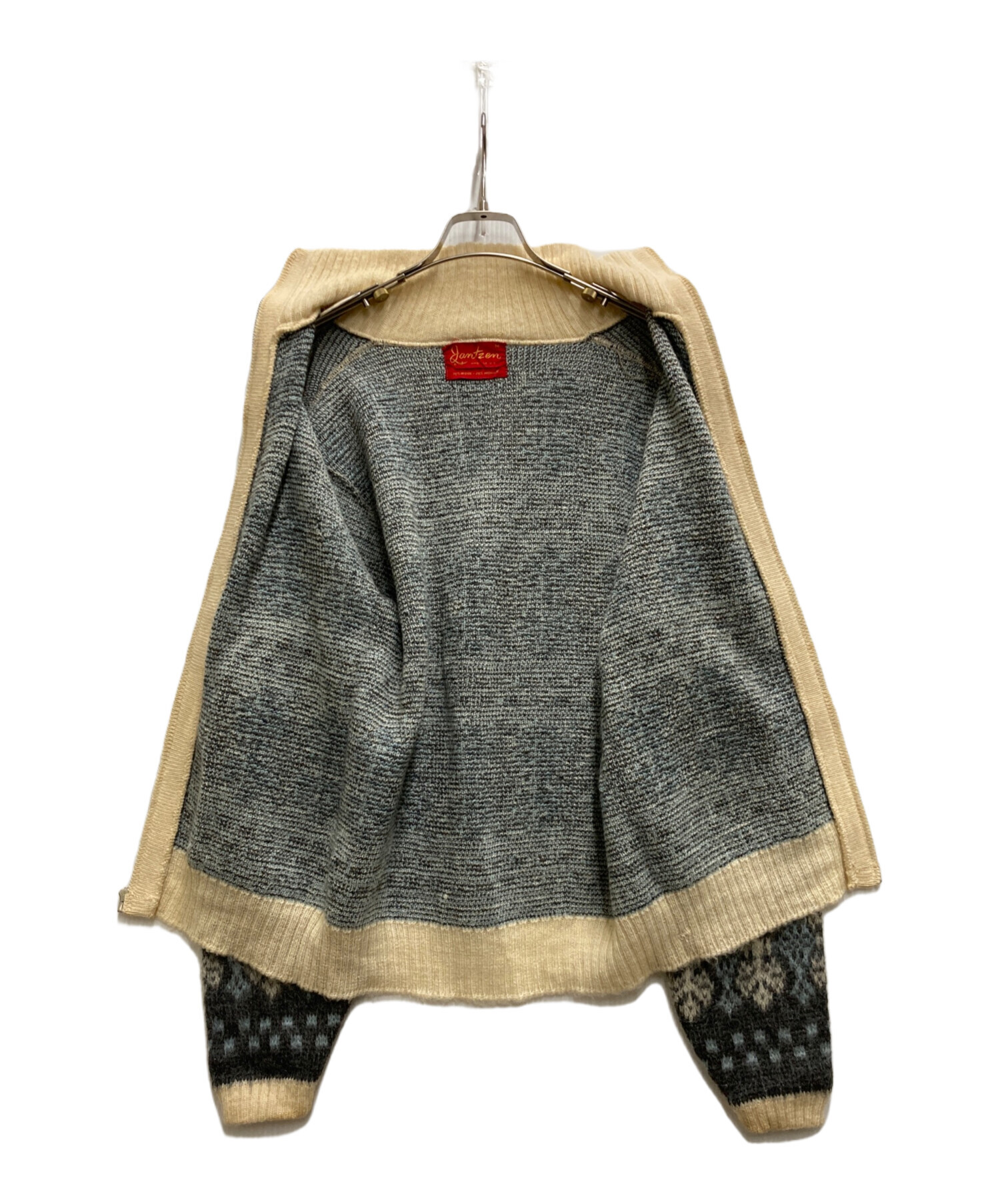 中古・古着通販】JANTZEN (ジャンセン) モヘア混ジップニット