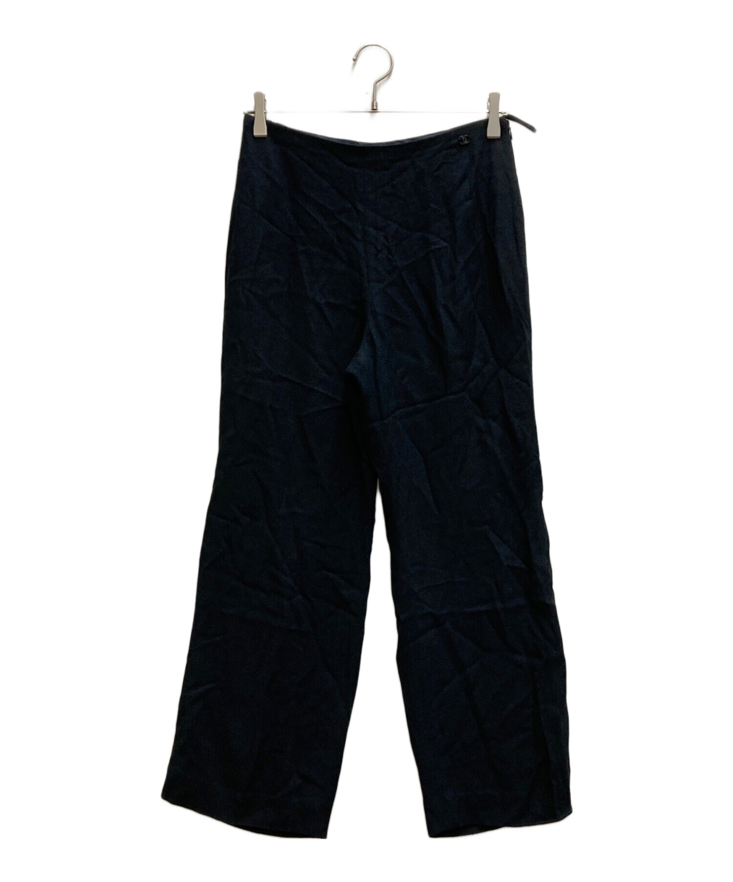 中古・古着通販】CHANEL (シャネル) パンツ ブラック サイズ:40 