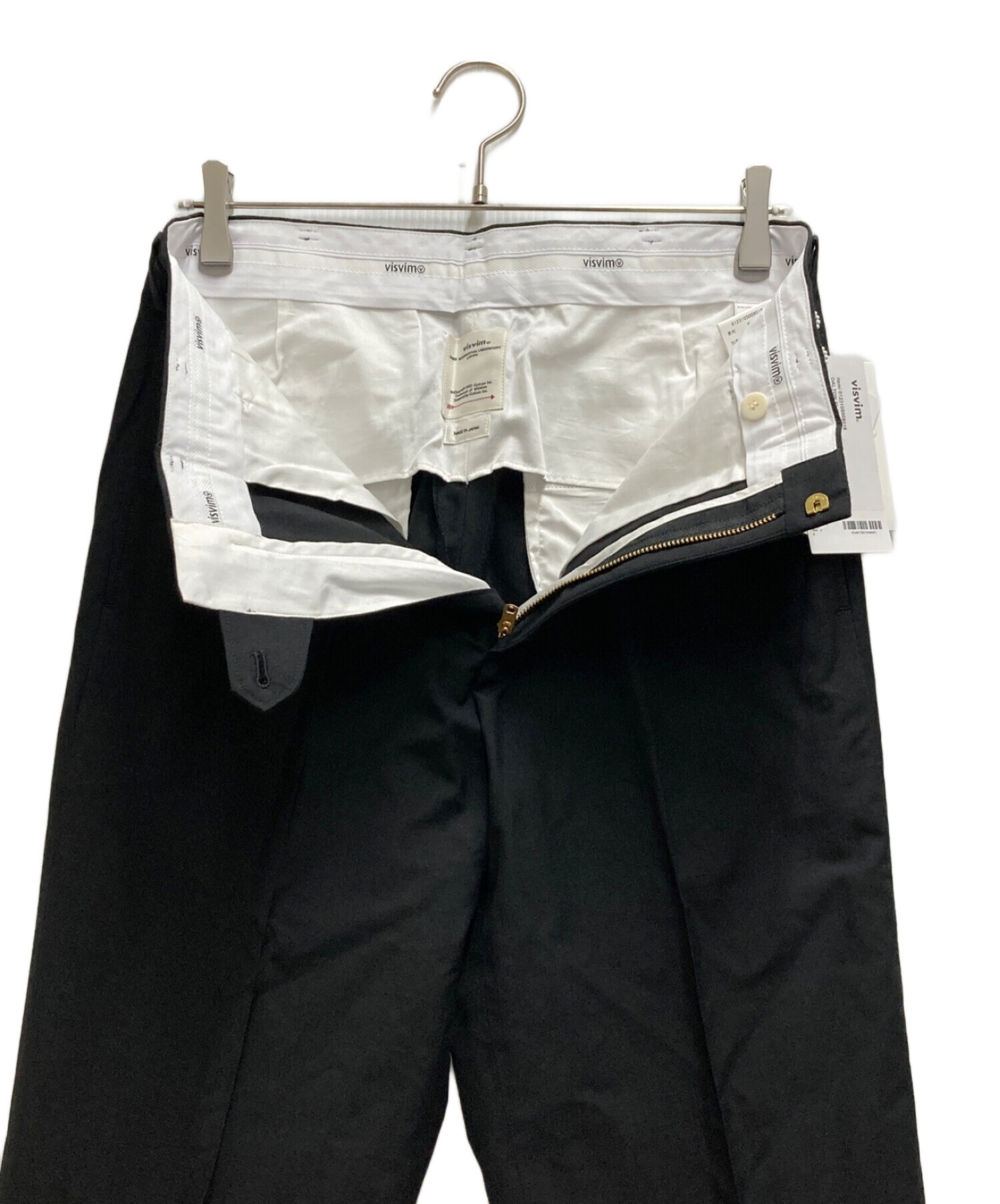 中古・古着通販】VISVIM (ビズビム) DALTON SLACKS ブラック サイズ:2