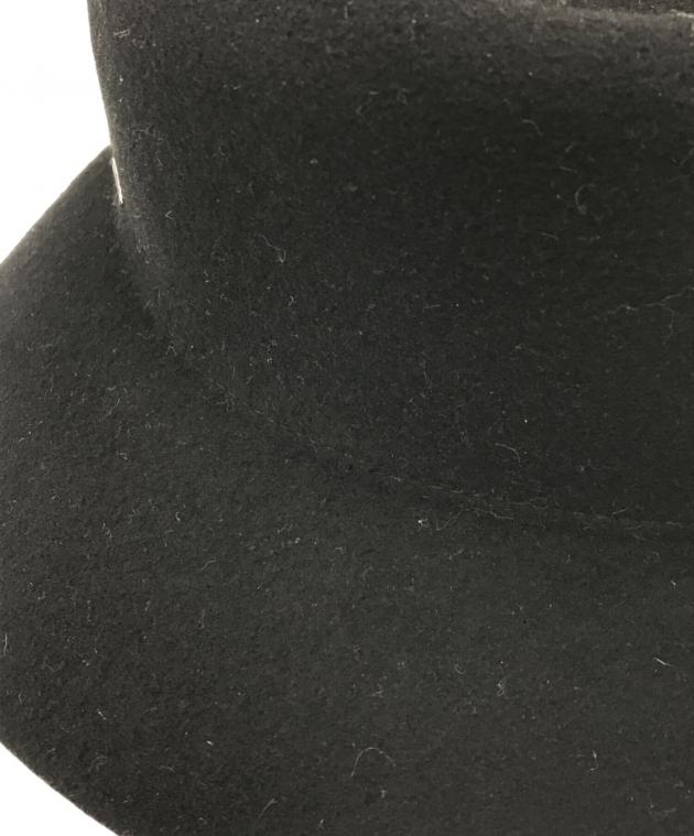 中古・古着通販】KISHIDAMIKI (キシダミキ) wool cloche hat ブラック 中古・古着通販】KISHIDAMIKI (キシダミキ) wool cloche hat ブラック
