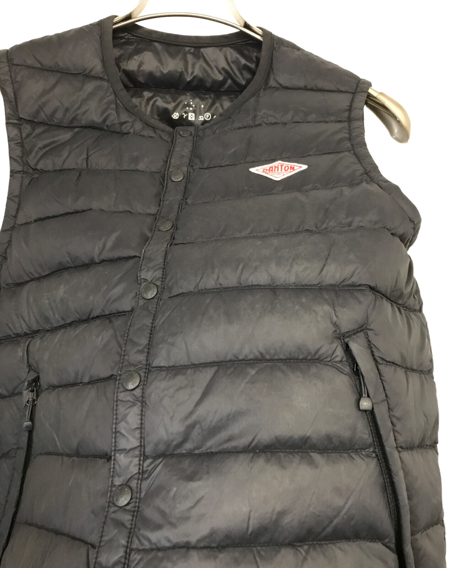 中古・古着通販】DANTON (ダントン) ダウンベスト ネイビー サイズ:34 