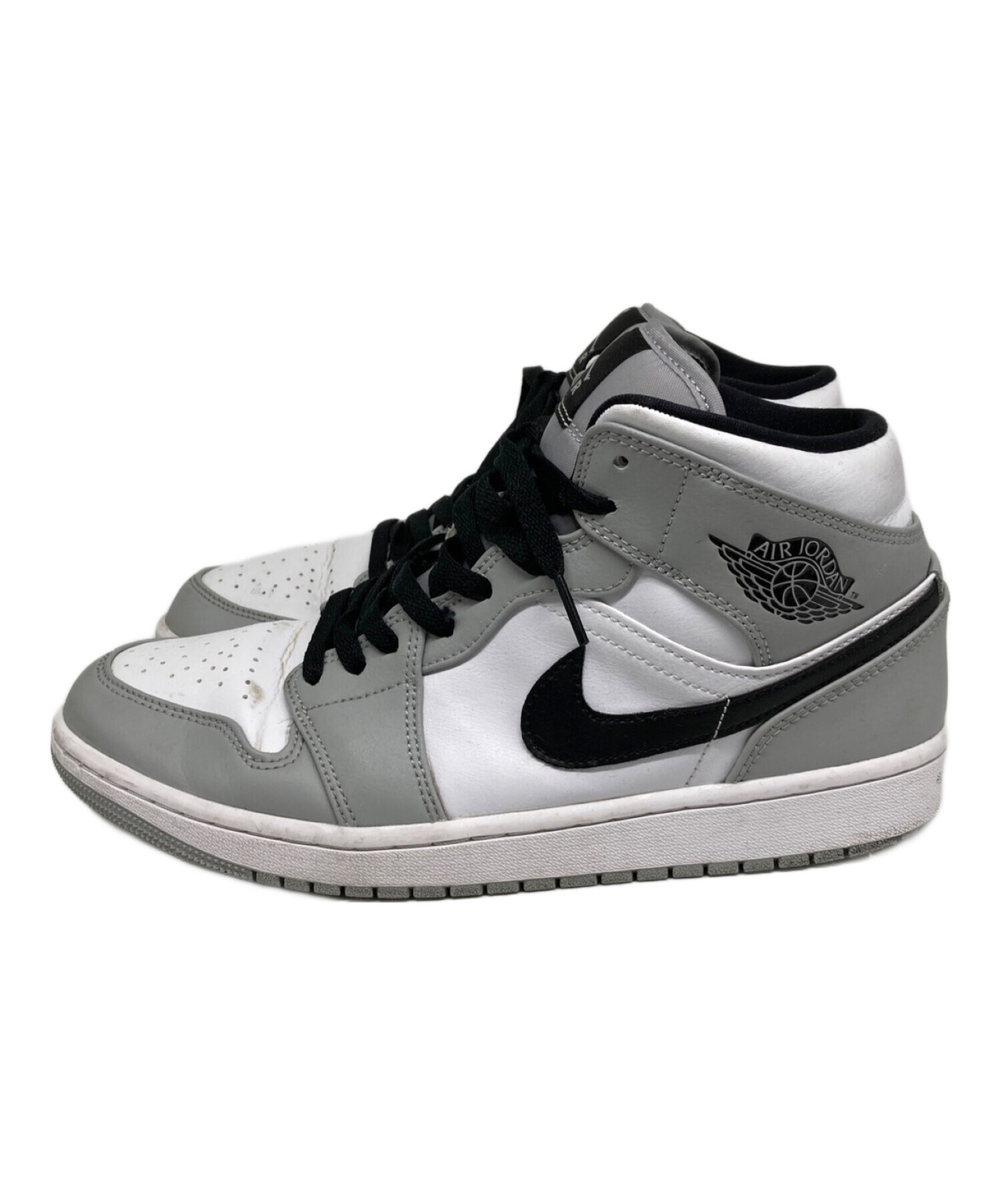 中古・古着通販】NIKE (ナイキ) AIR JORDAN 1 MID グレー 中古・古着通販】NIKE (ナイキ) AIR JORDAN 1 MID グレー