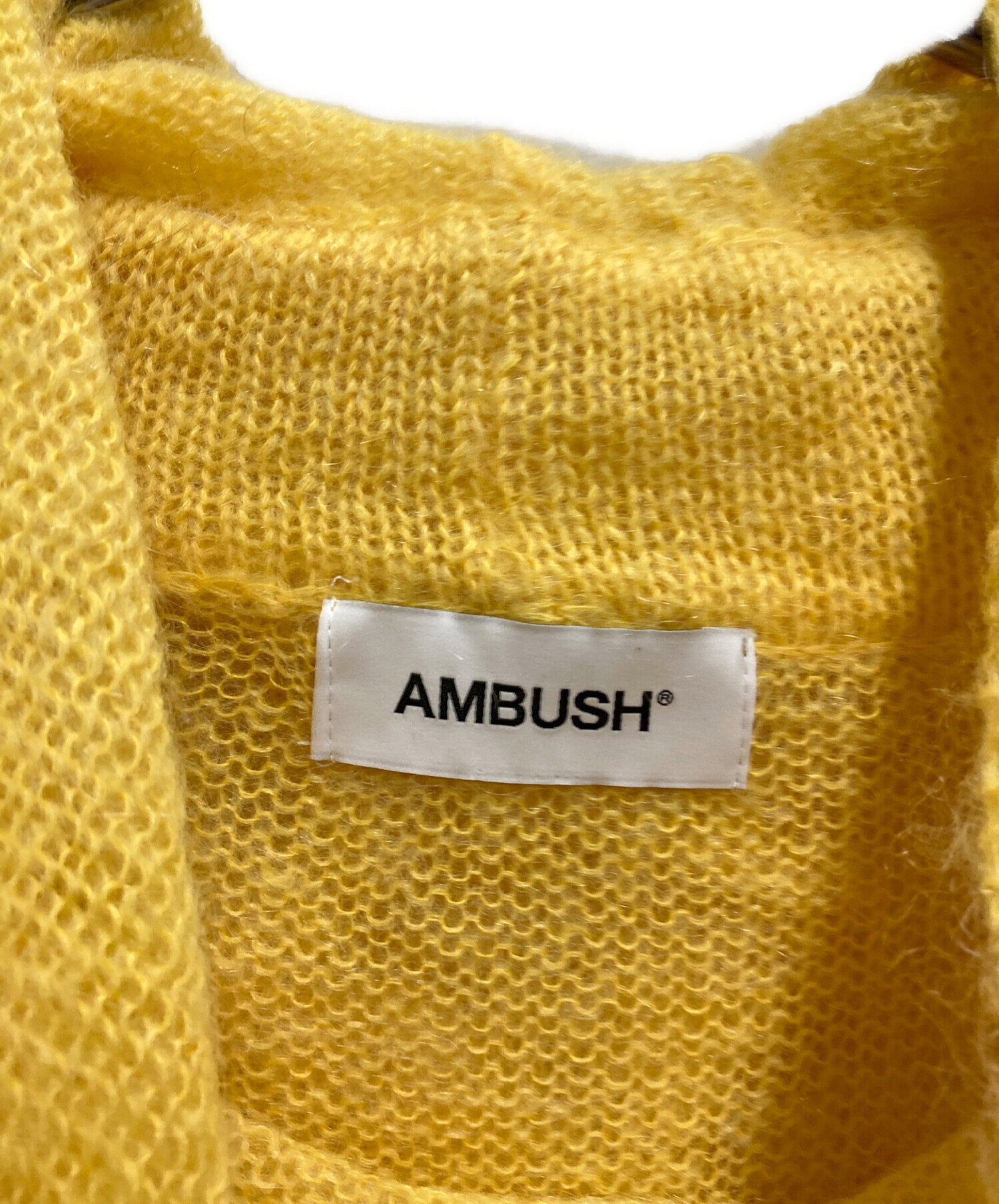 中古・古着通販】AMBUSH (アンブッシュ) ニットパーカー イエロー  