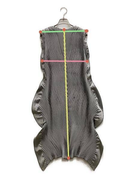 未使用に近い✨プリーツプリーズ イッセイミヤケ 変形 ノースリーブ ワンピース 美品☆PLEATS PLEASE プリーツプリーズ イッセイミヤケ PP31