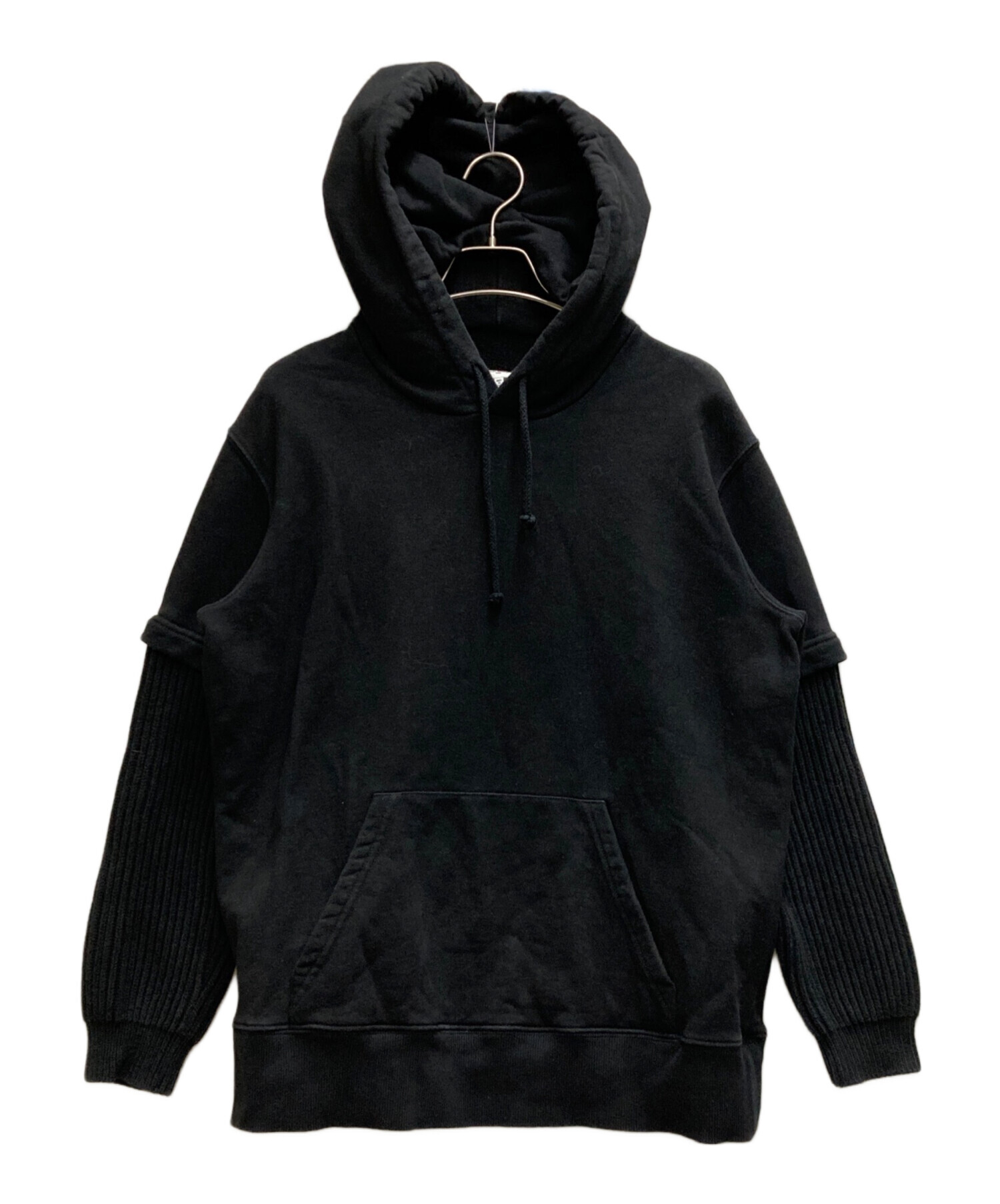 MM6の袖ニットパーカー
