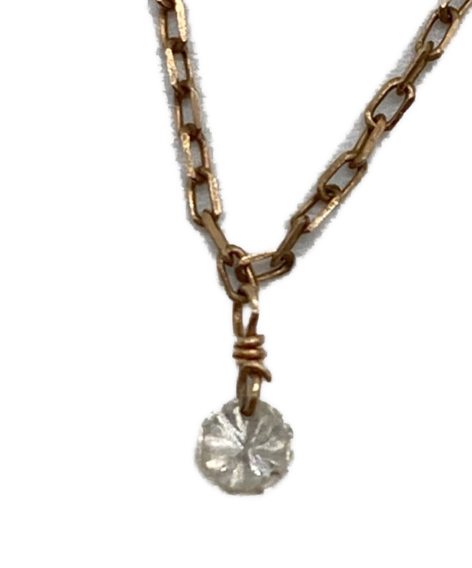 メデルジュエリー クリスタルネックレス 水晶 K18 メデルジュエリー