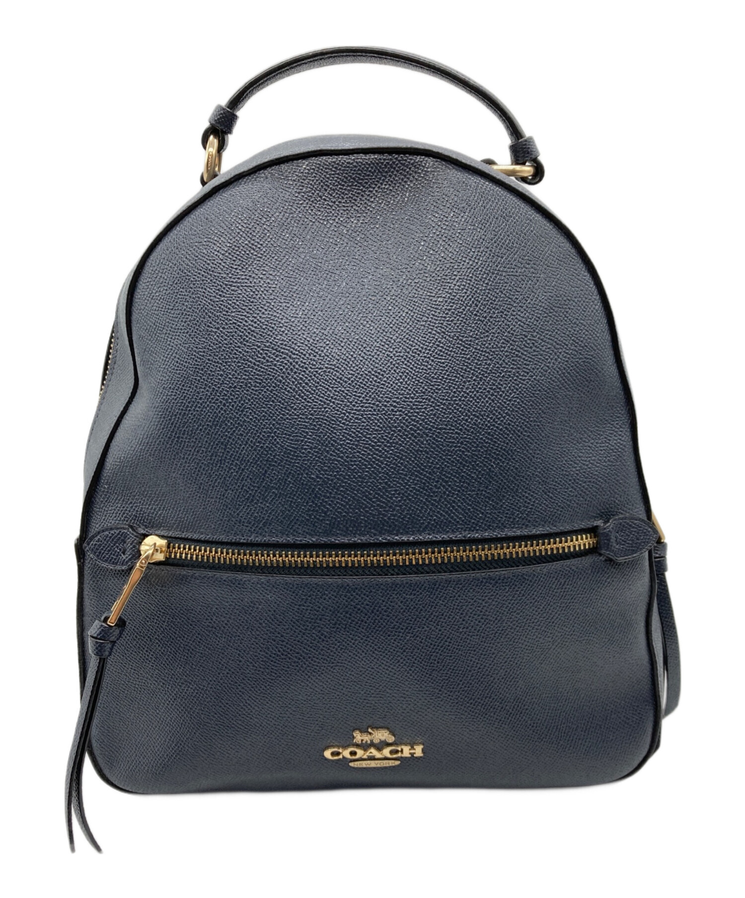 コーチ 本革リュック ネイビー COACH コーチ レザー リュック バック