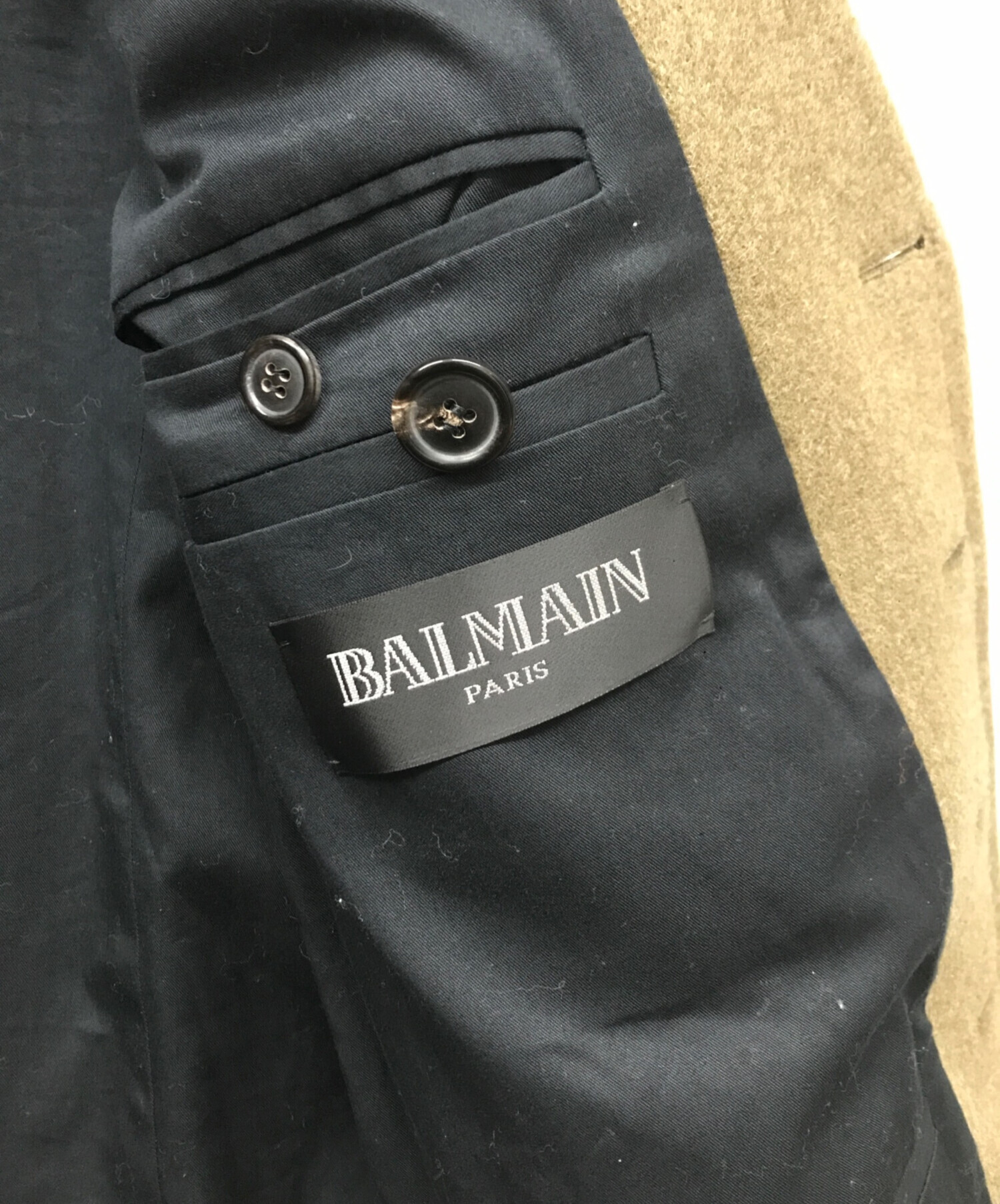 中古・古着通販】BALMAIN (バルマン) ダブルブレスト ナポレオン 