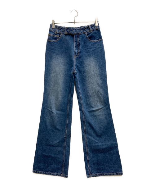 【未使用タグ付】BORDERS at BALCONY フレア デニムパンツ 38 中古・古着通販】BORDERS at BALCONY (ボーダーズアットバルコニー