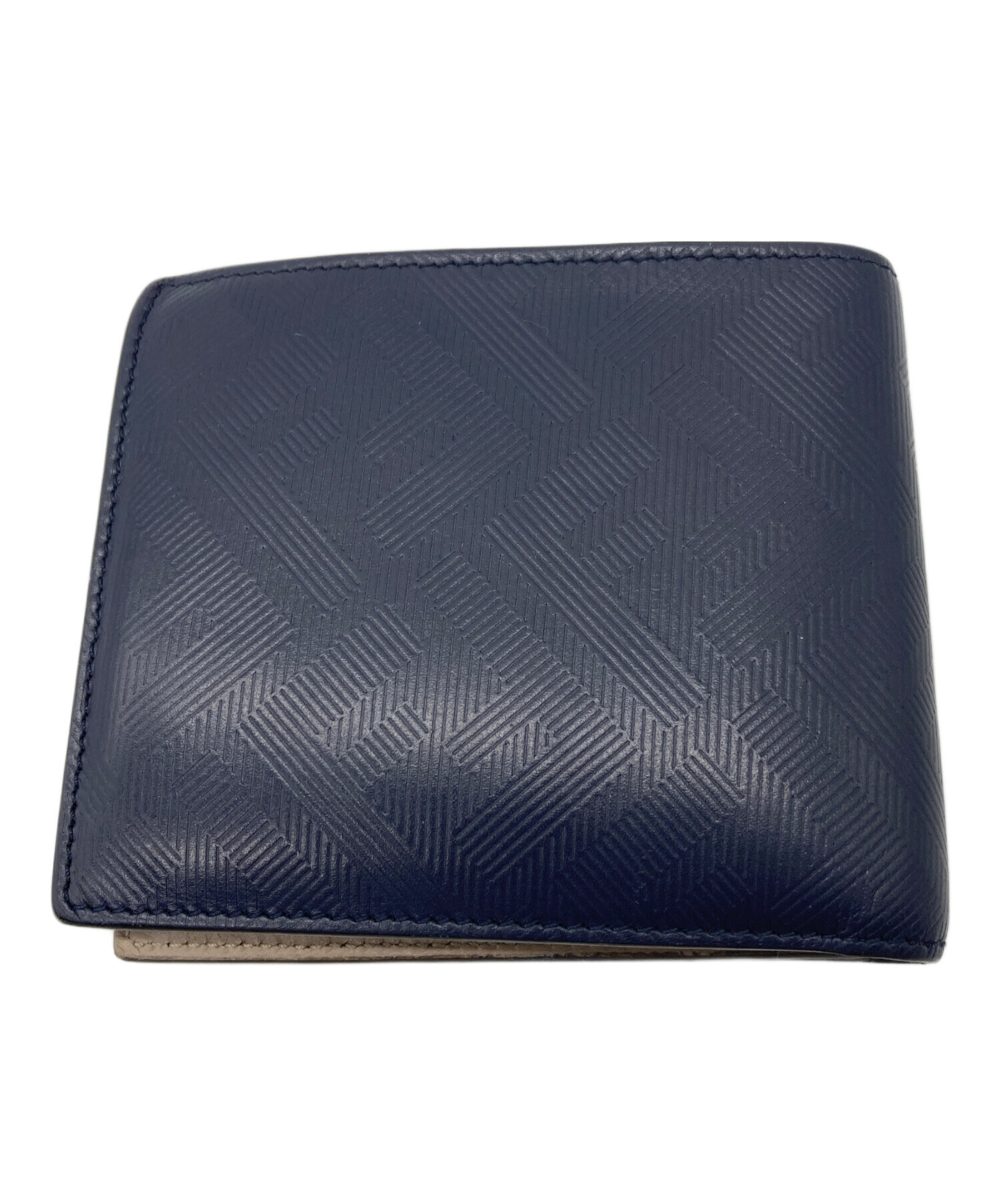 Fendi ハーフブランケット ネイビー 中古・古着通販】FENDI (フェンディ) 2つ折り財布 ネイビー｜ブランド