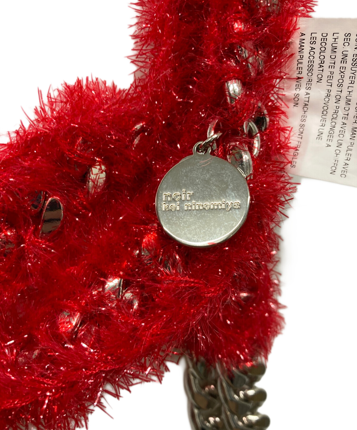 noir kei ninomiya / ハーネスベルト/レディース衣料/S/--/レッド/3O-V006 中古・古着通販】noir kei ninomiya (ノワール ケイ ニノミヤ) ファー